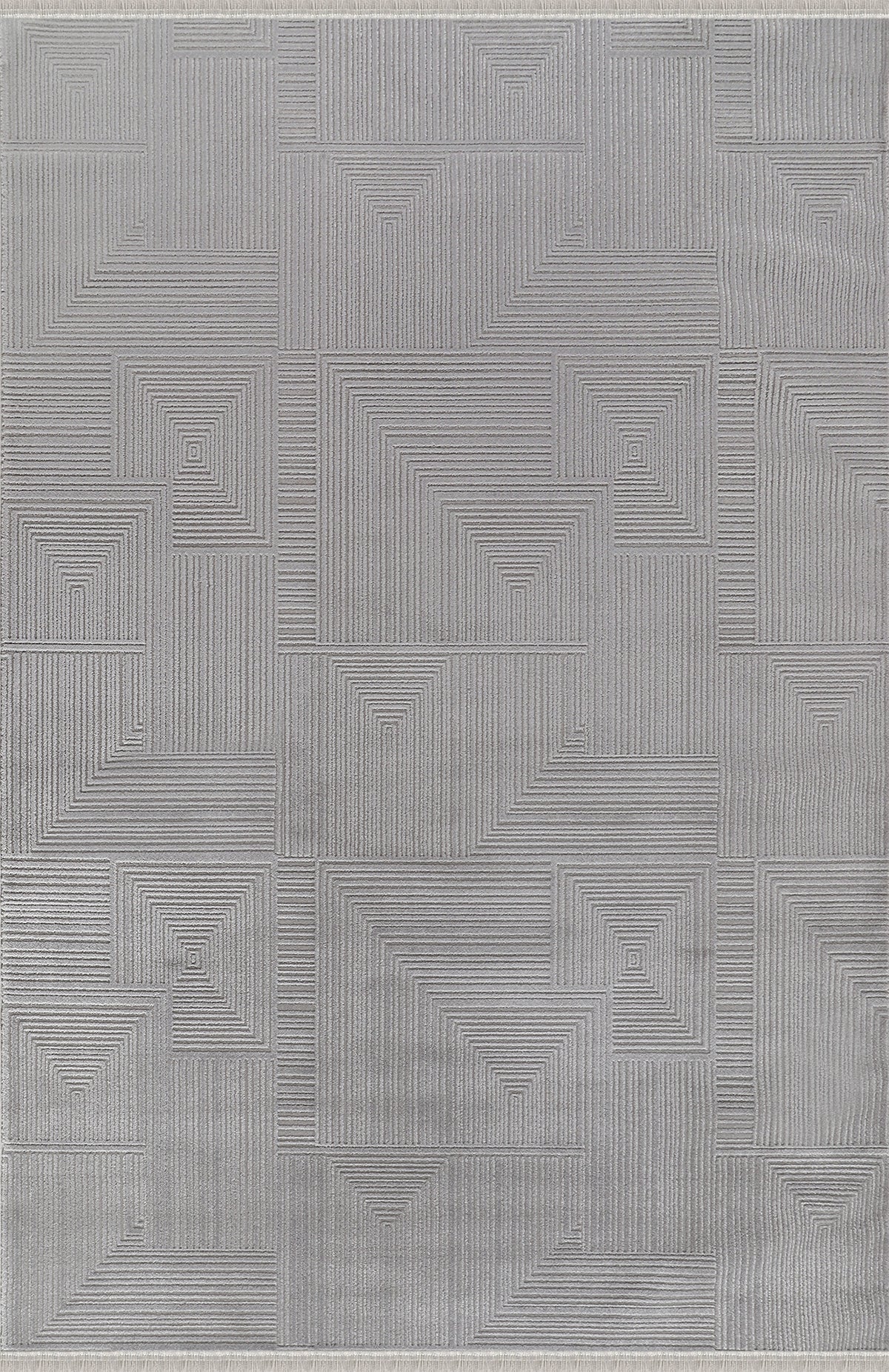 Akasya AK003 Gri Uzun Ömürlü Yumuşak Dokulu Salon Mutfak Koridor Oturma Odası Yolluk Halı