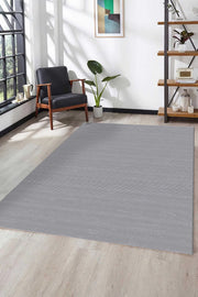 Akasya AK006 Grey Durable Soft Textured Living Room Kitchen Hallway Sitting Room Runner Rug
