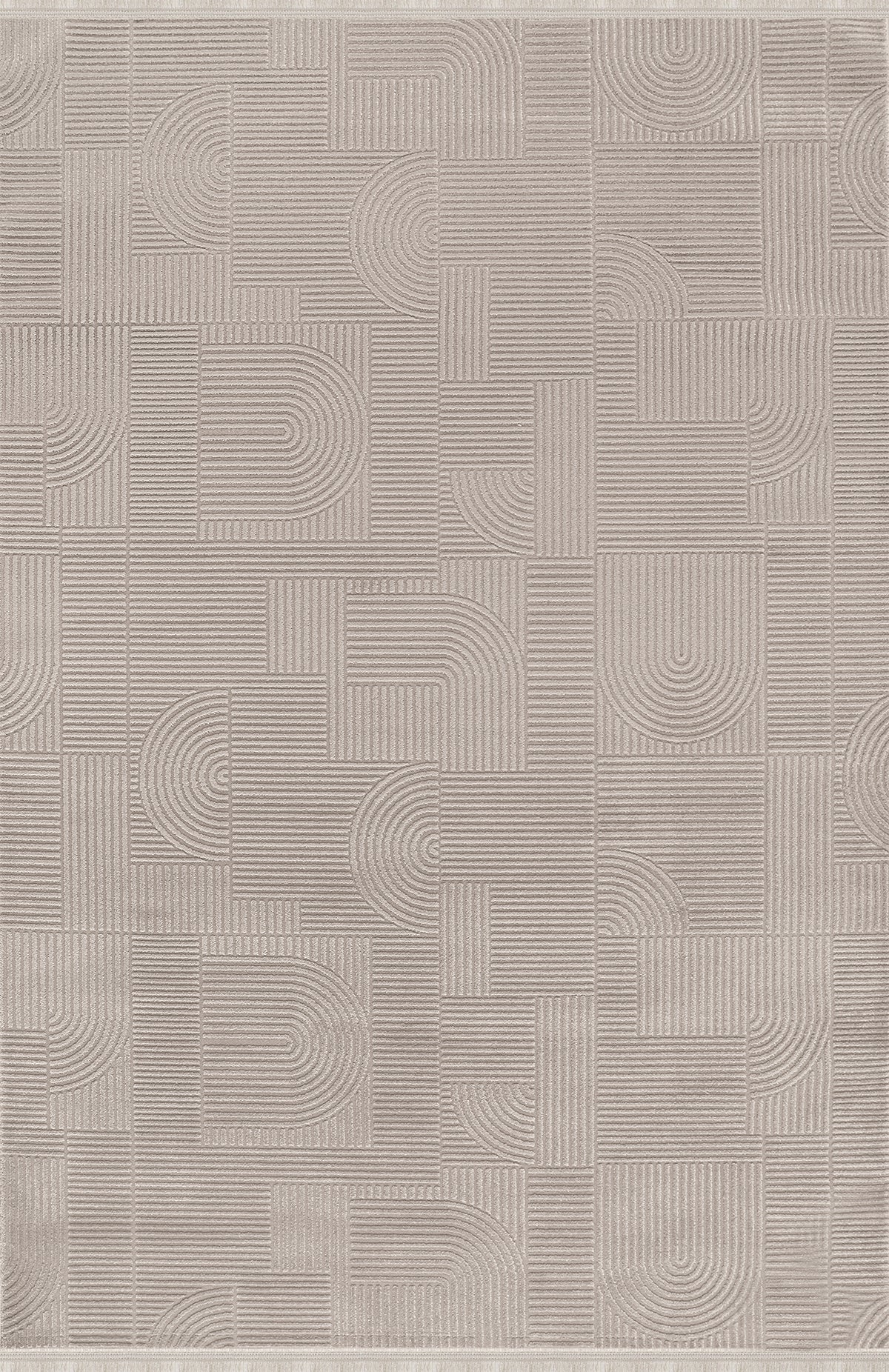 Akasya AK008 Mink Long-lasting Soft Textured Living Room Kitchen Hallway Sitting Room Runner Rug