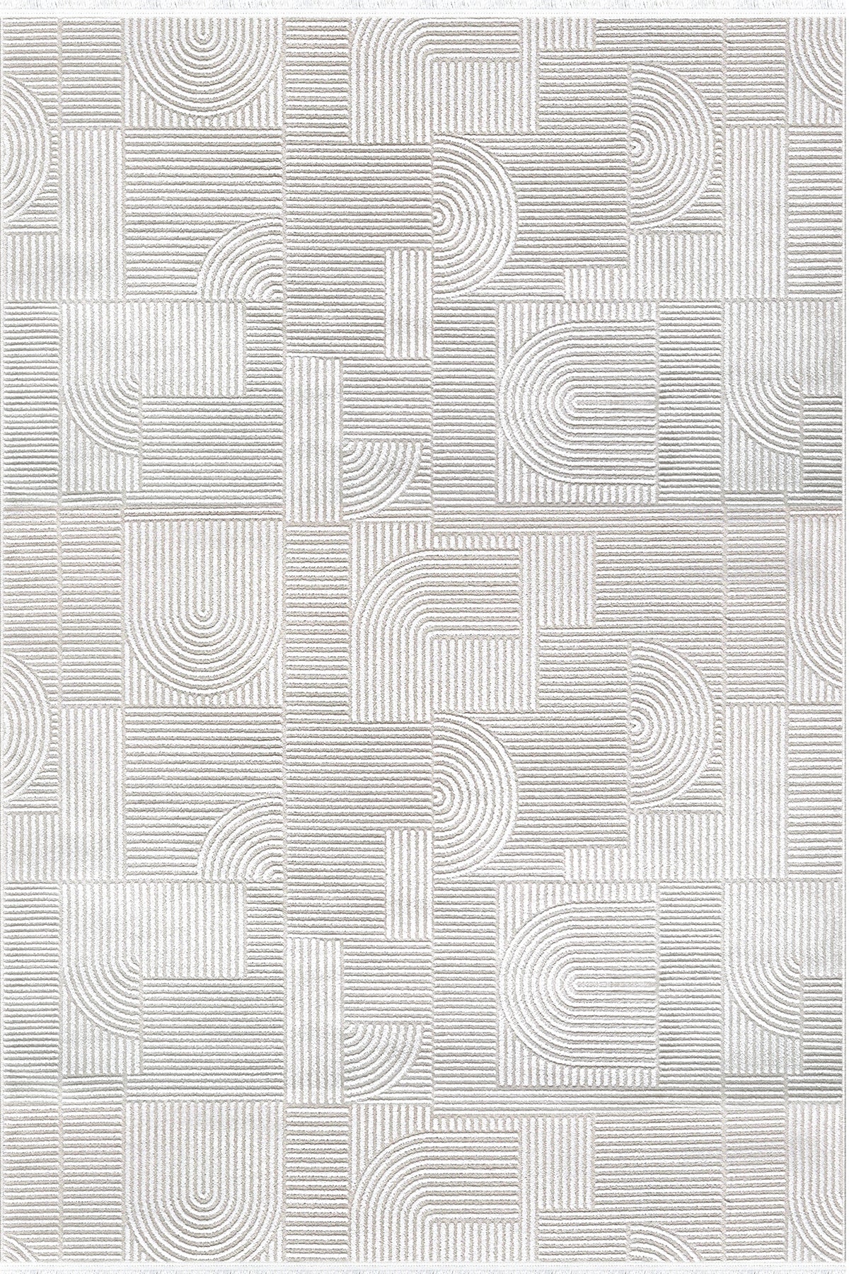 Akasya AK010 Cream Long-lasting Soft Textured Living Room Kitchen Hallway Sitting Room Runner Rug