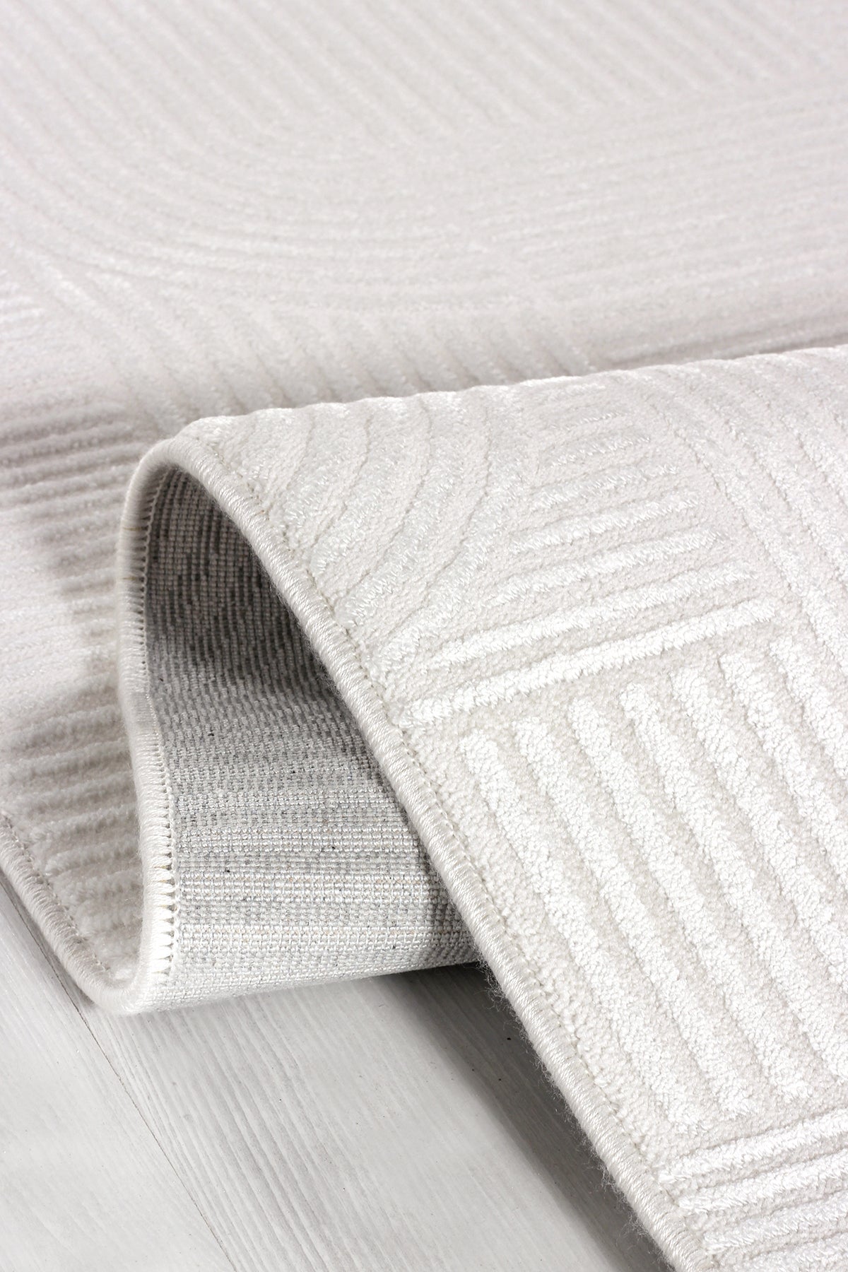 Akasya AK010 Cream Long-lasting Soft Textured Living Room Kitchen Hallway Sitting Room Runner Rug