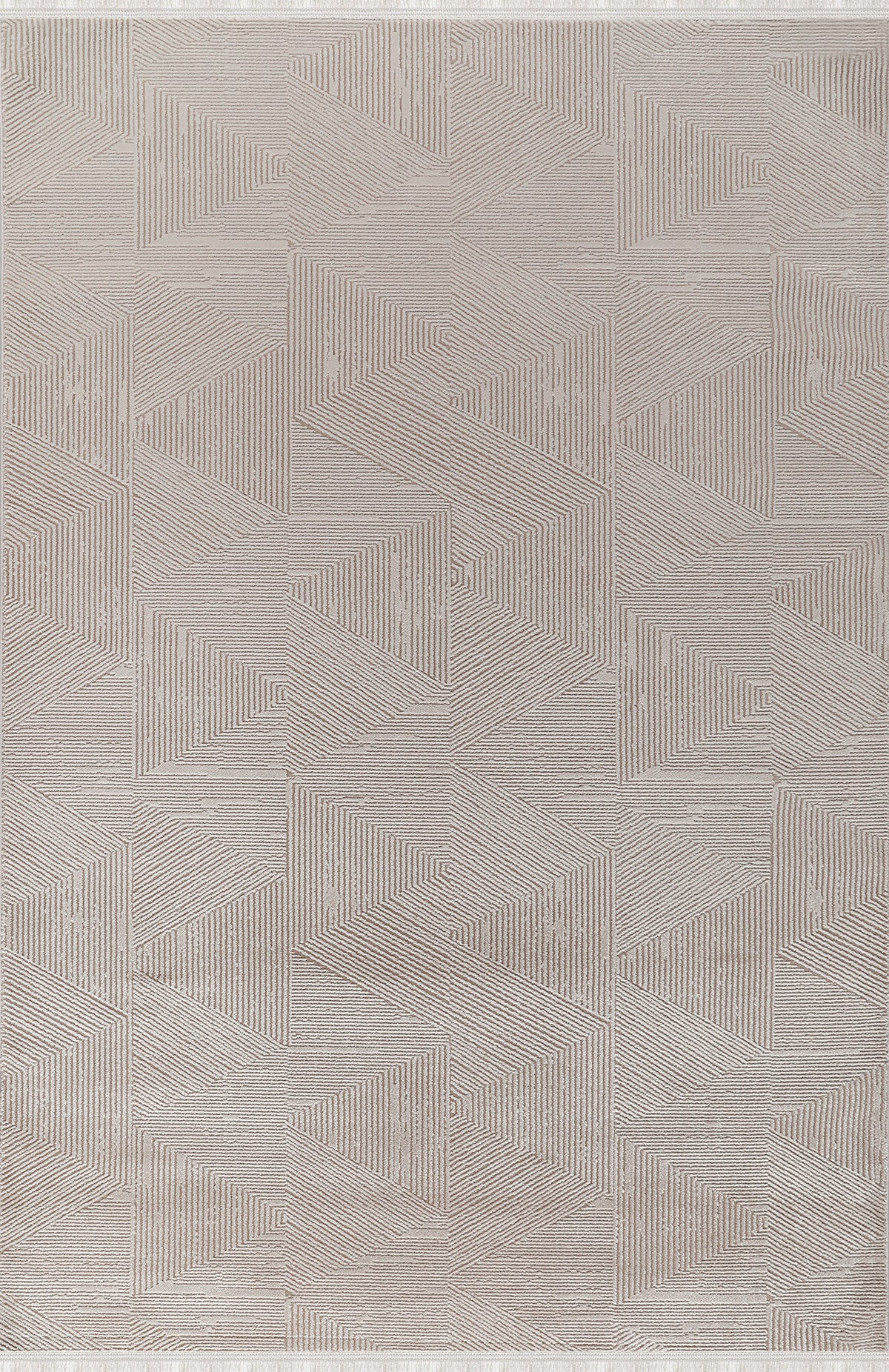 Akasya AK013 Krem Uzun Ömürlü Yumuşak Dokulu Salon Mutfak Koridor Oturma Odası Yolluk Halı