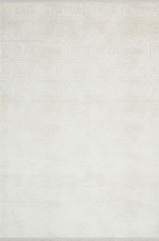 Alin AL003 Krem Uzun Ömürlü Yumuşak Dokulu Salon Mutfak Koridor Oturma Odası Yolluk Halı