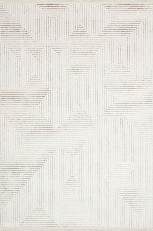 Alin AL005 Krem Uzun Ömürlü Yumuşak Dokulu Salon Mutfak Koridor Oturma Odası Yolluk Halı