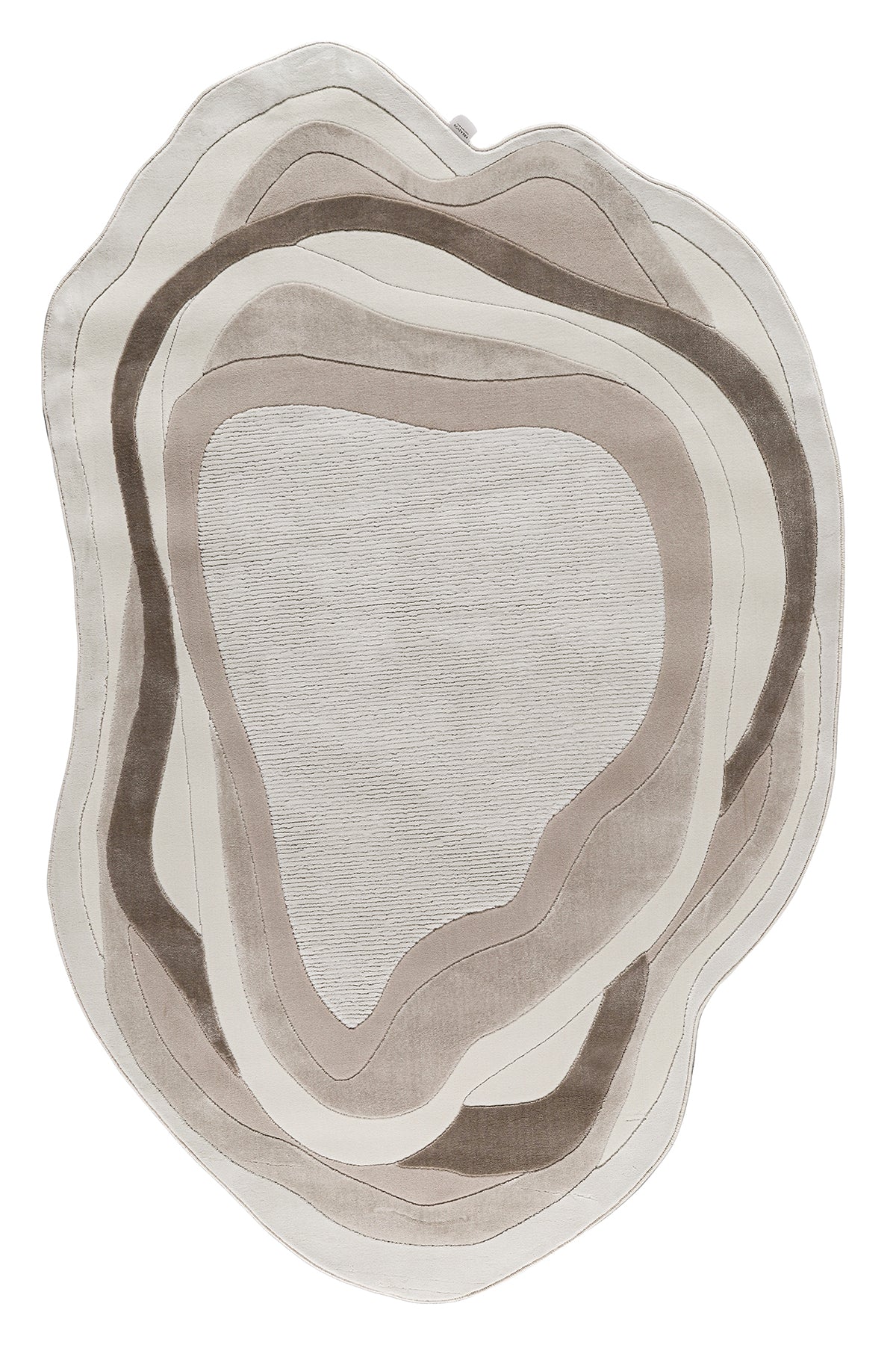 Amorf AR006 Cream Soft Textured Living Room Kitchen Hallway Sitting Room Runner Rug Machine Made Carpet