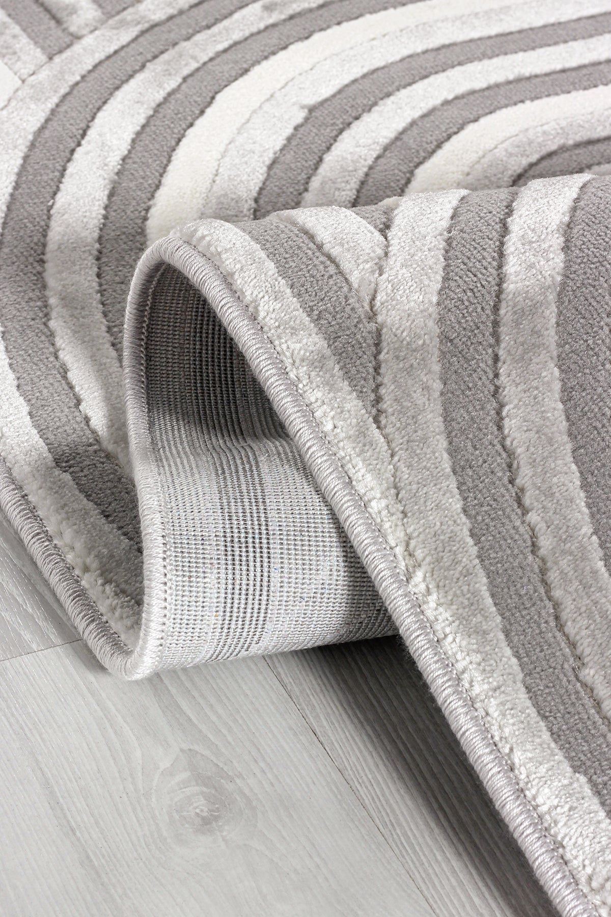 Amorf AR008 Krem Yumuşak Dokulu Salon Mutfak Koridor Oturma Odası Yolluk Halı Makine Halısı