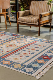 Antique AN006 Çok Renkli Hav Toz Vermez Salon Mutfak Koridor Oturma Odası Yolluk Halı