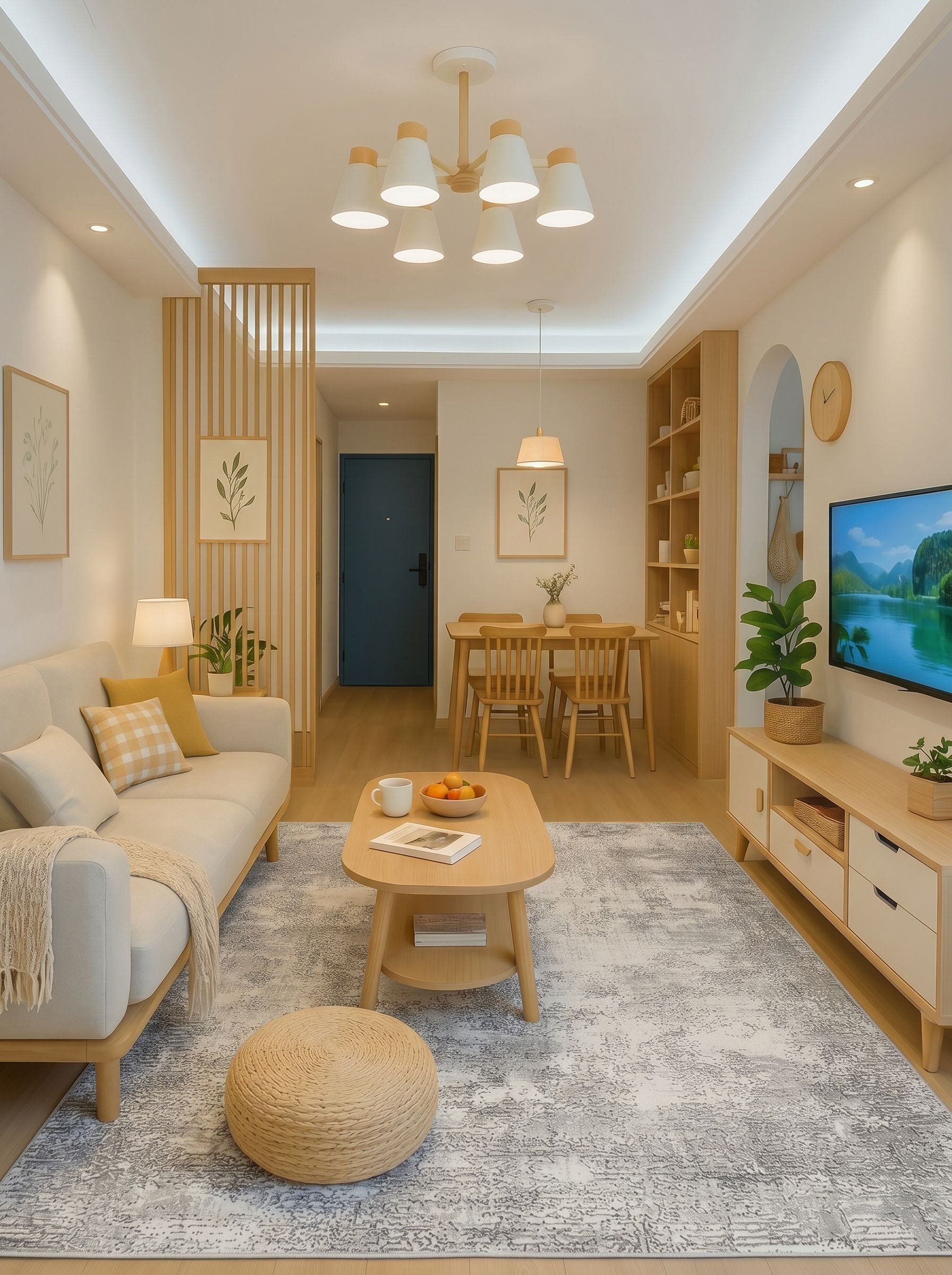 Begonvil BG002 Gri Uzun Ömürlü Yumuşak Dokulu Oturma Odası Mutfak Koridor Yatak Odası Salon Halısı Yolluk Halı