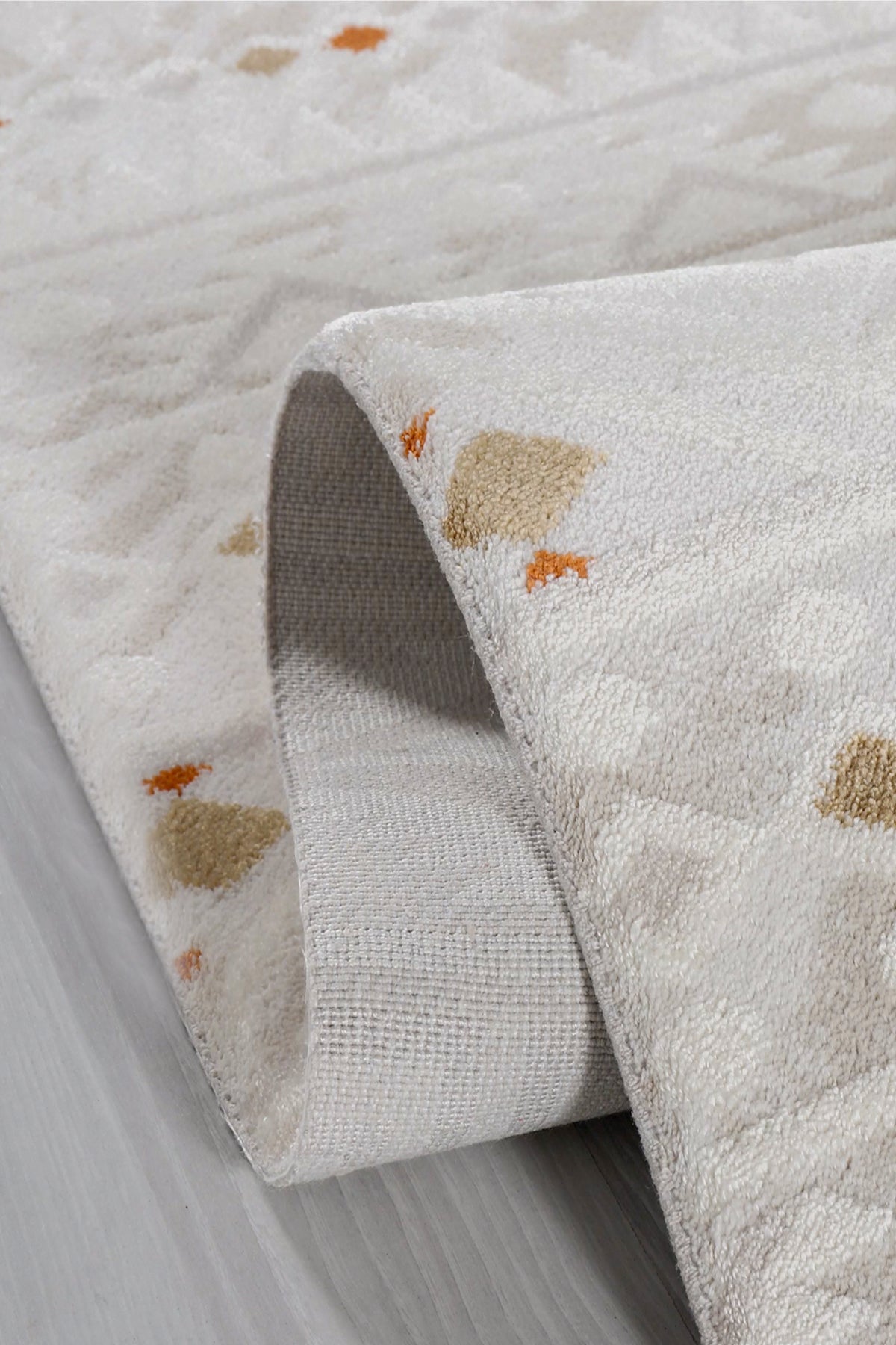 Bereket BE001 Krem-Kahve Uzun Ömürlü Yumuşak Dokulu Salon Mutfak Koridor Oturma Odası Yolluk Halı