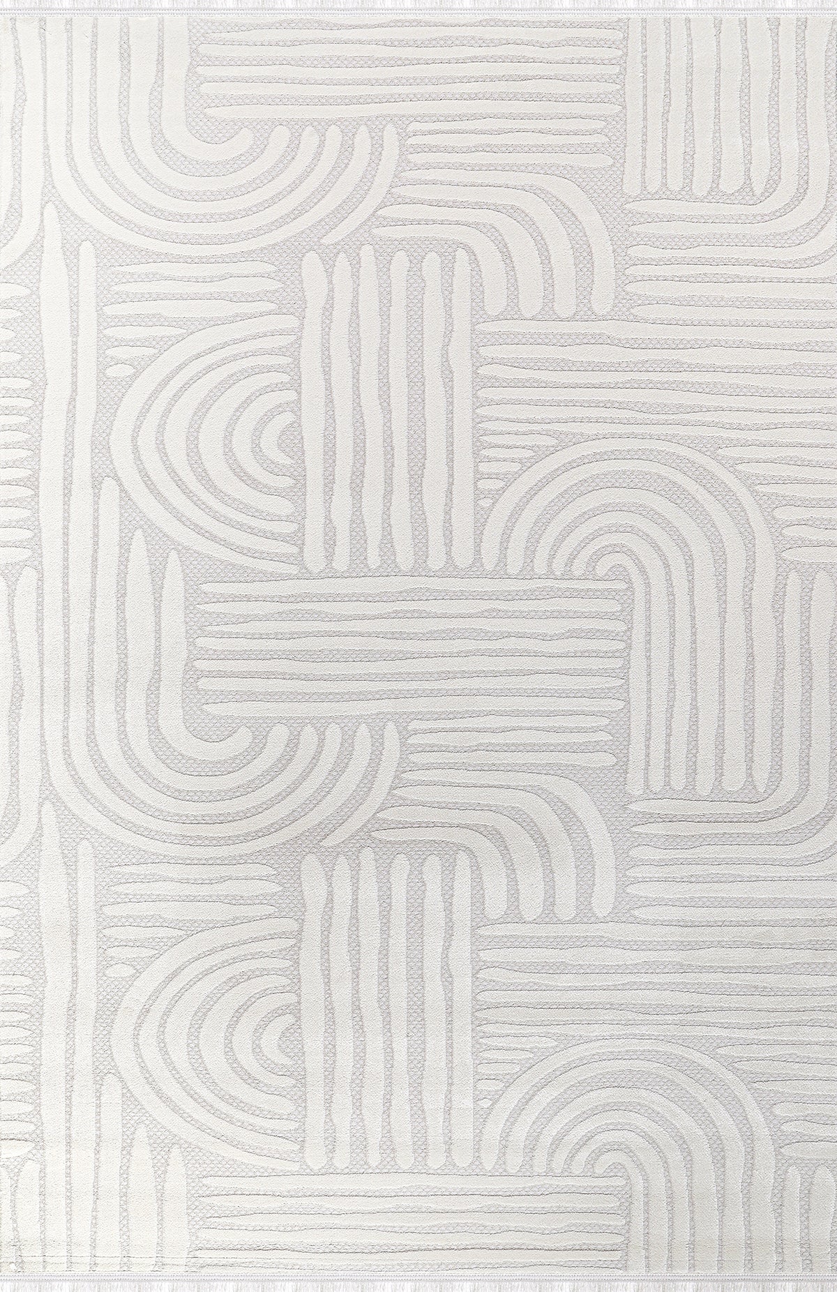 Bereket BE004 Krem-Bej Uzun Ömürlü Yumuşak Dokulu Salon Mutfak Koridor Oturma Odası Yolluk Halı