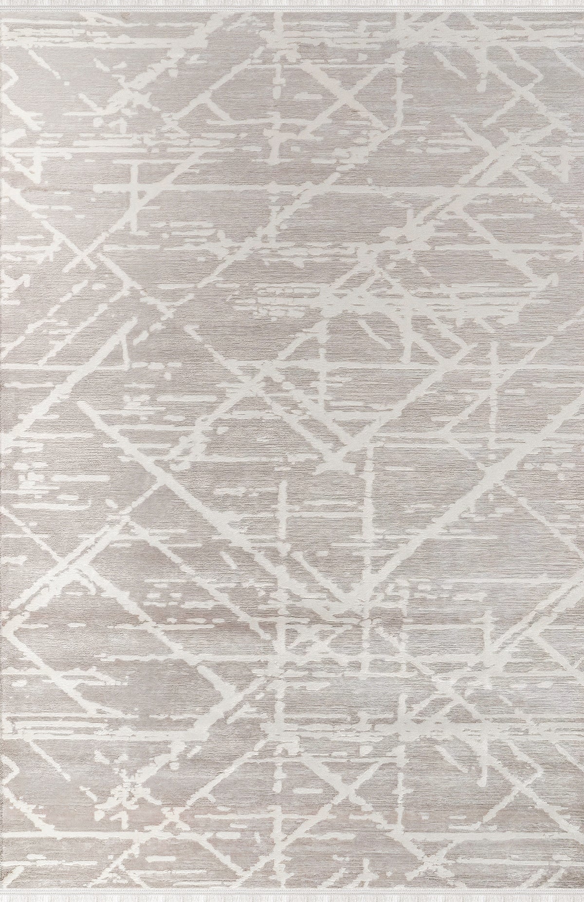 Bereket BE006 Krem-Kahve Uzun Ömürlü Yumuşak Dokulu Salon Mutfak Koridor Oturma Odası Yolluk Halı