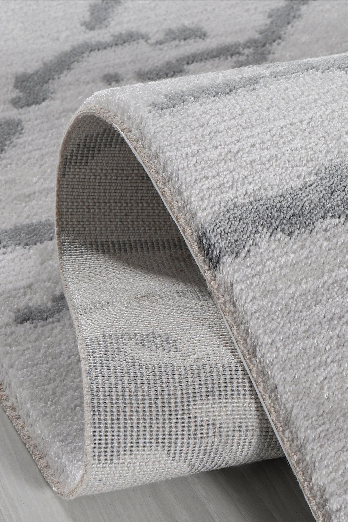 Bereket BE009 Krem-Antrasit Uzun Ömürlü Yumuşak Dokulu Salon Mutfak Koridor Oturma Odası Yolluk Halı