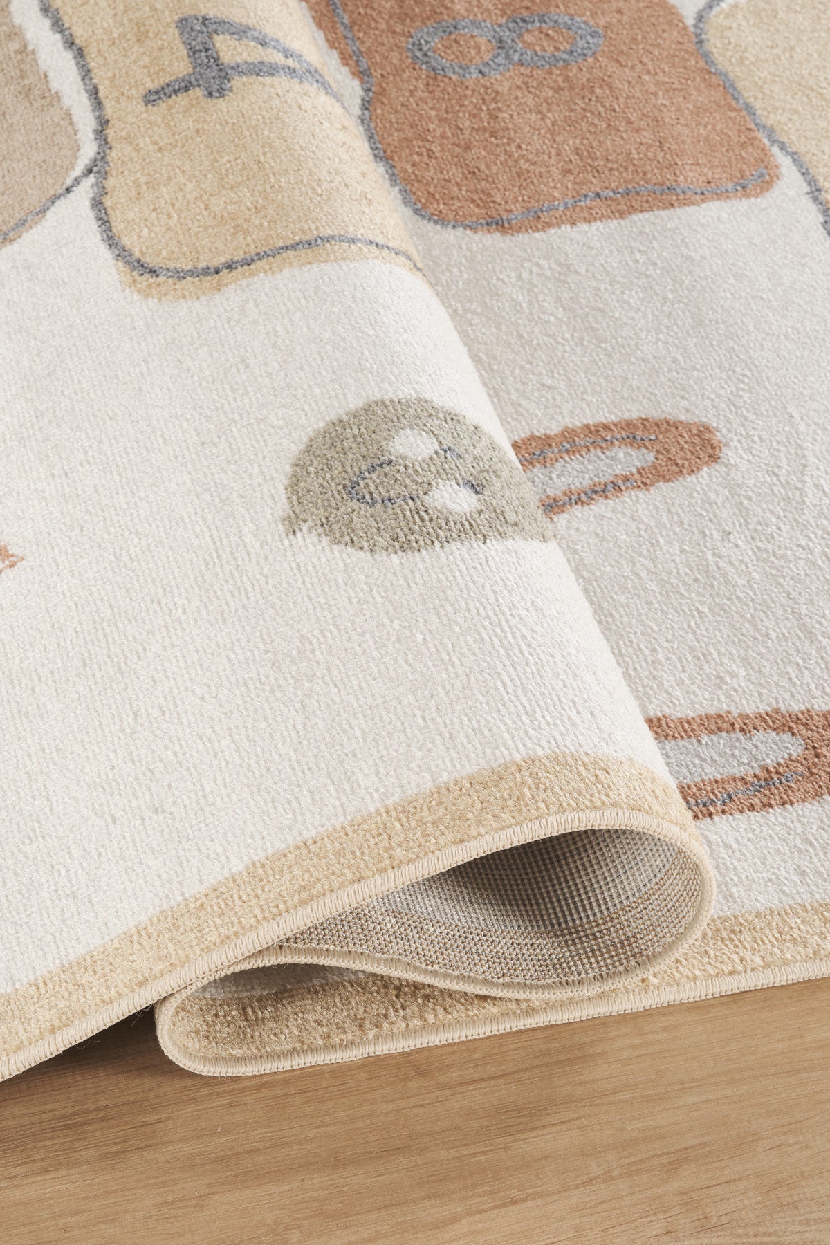 Bohem Kids Seksek Çok Renkli Yumuşak Dokulu Çocuk Odası Halısı