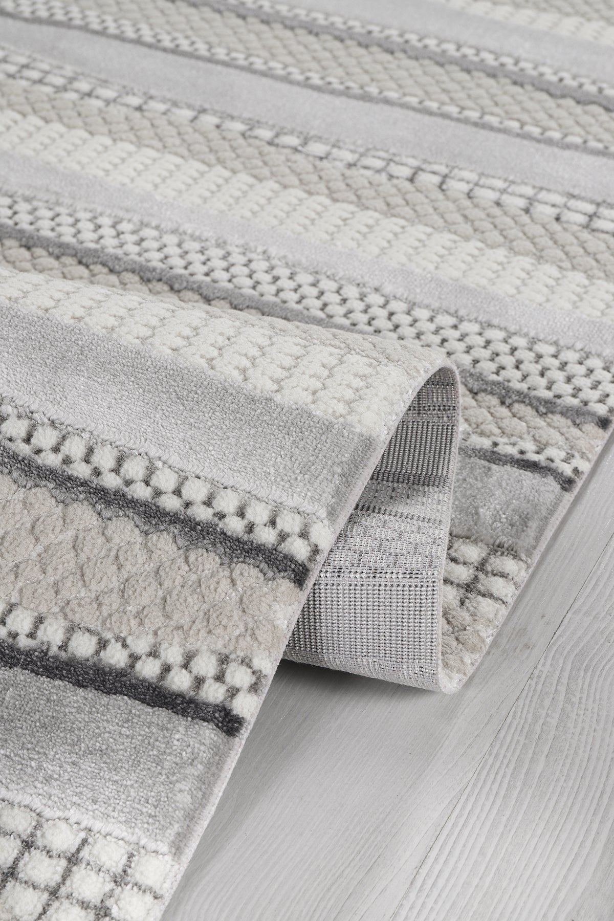 Boyut BY045 Antrasit-Gri Yumuşak Dokulu Salon Mutfak Koridor Oturma Odası Yolluk Halı Makine Halısı