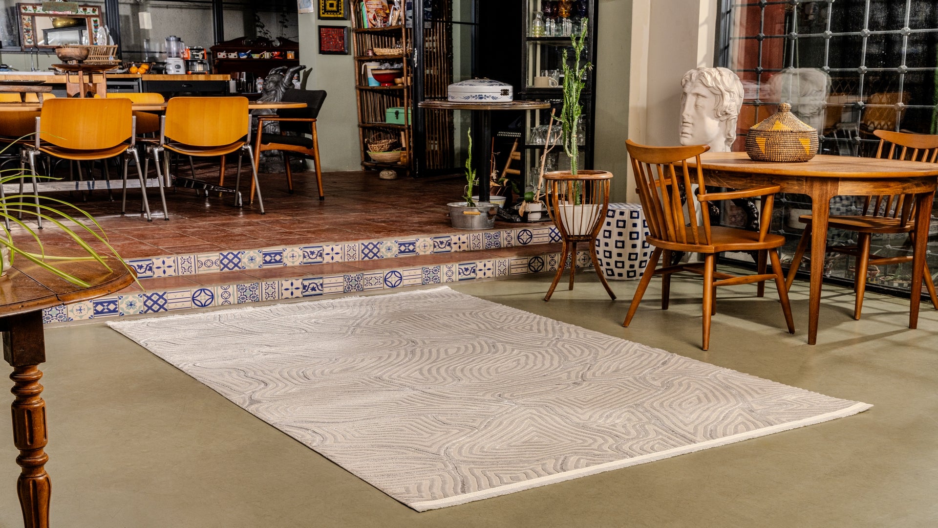 Boyut BY046 Çok Renkli Yumuşak Dokulu Salon Mutfak Koridor Oturma Odası Yolluk Halı Makine Halısı