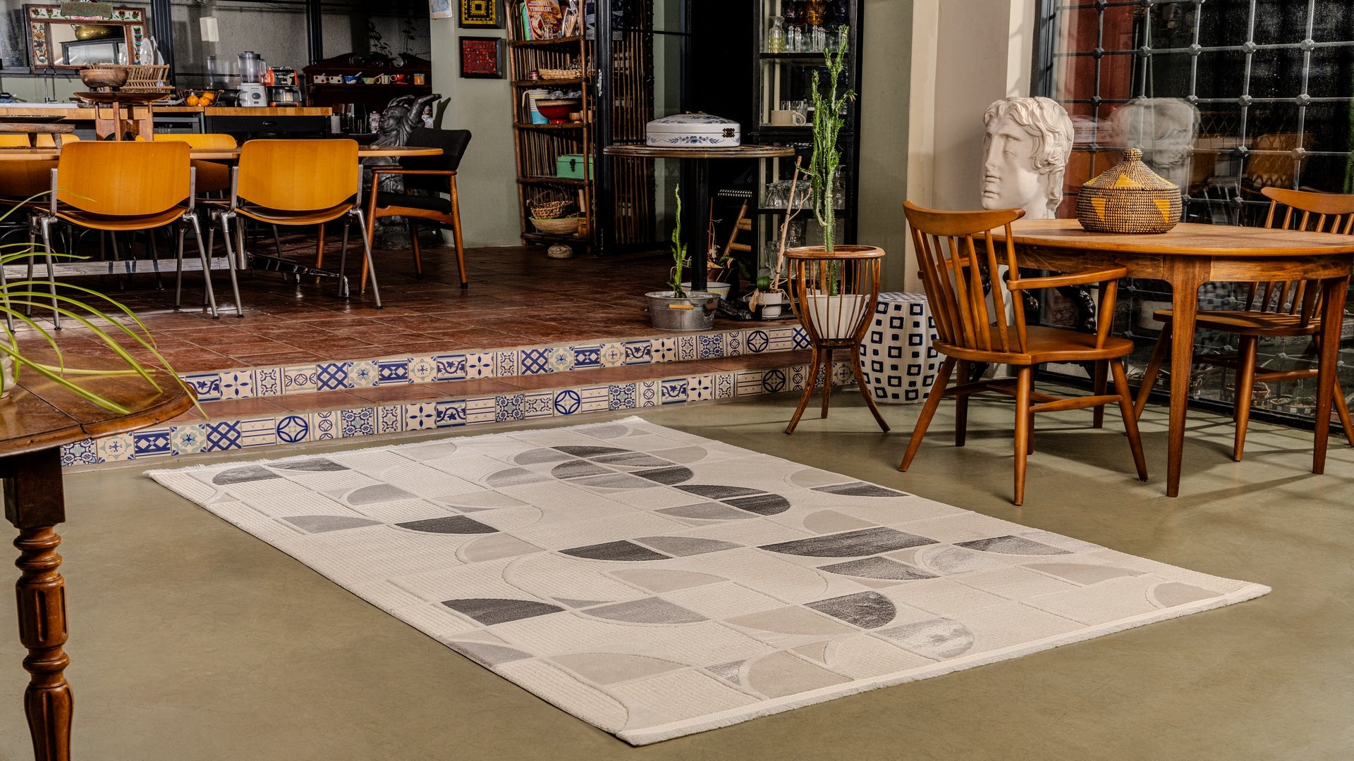 Boyut BY047 Çok Renkli Yumuşak Dokulu Salon Mutfak Koridor Oturma Odası Yolluk Halı Makine Halısı