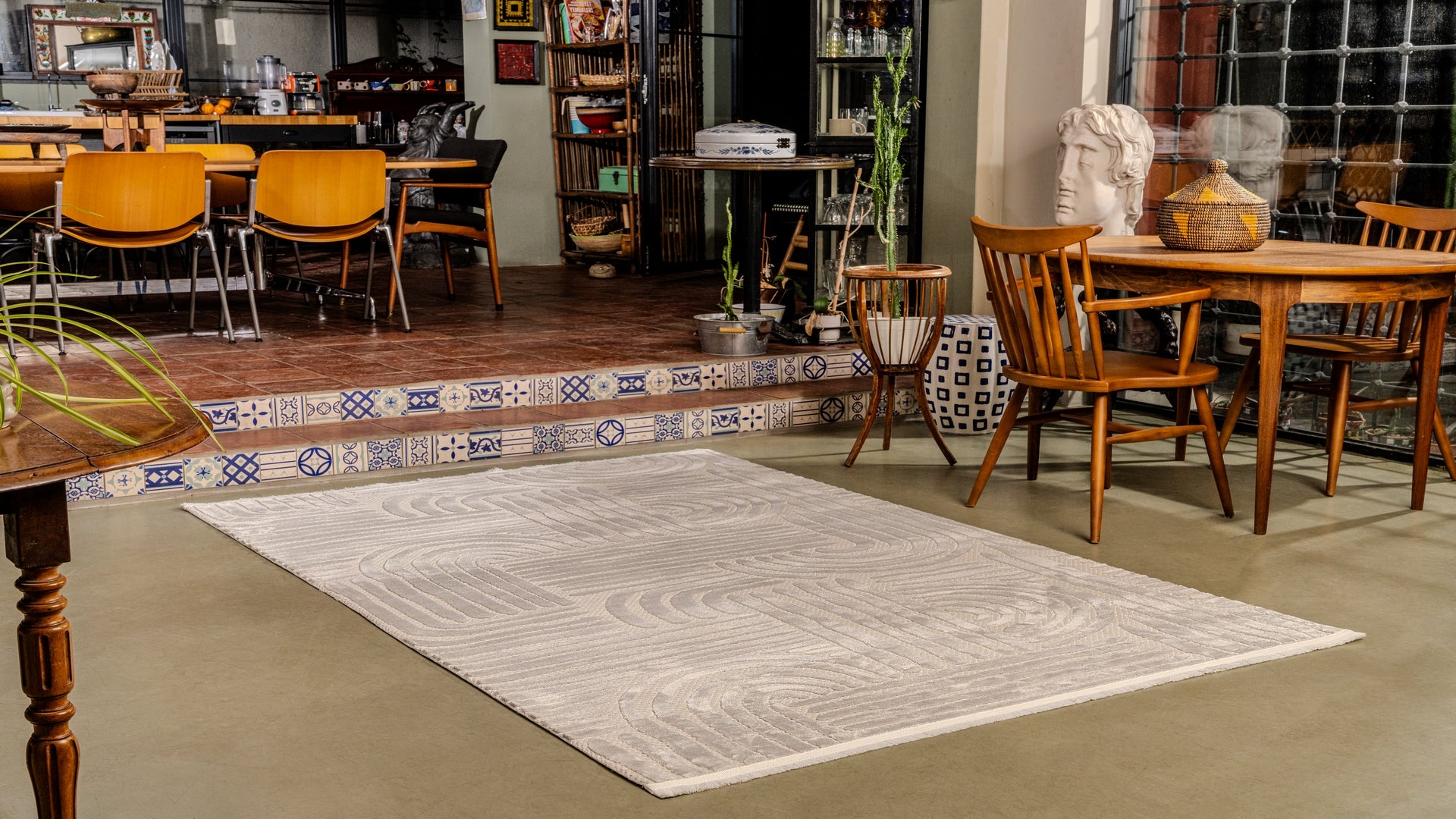 Boyut BY048 Çok Renkli Yumuşak Dokulu Salon Mutfak Koridor Oturma Odası Yolluk Halı Makine Halısı