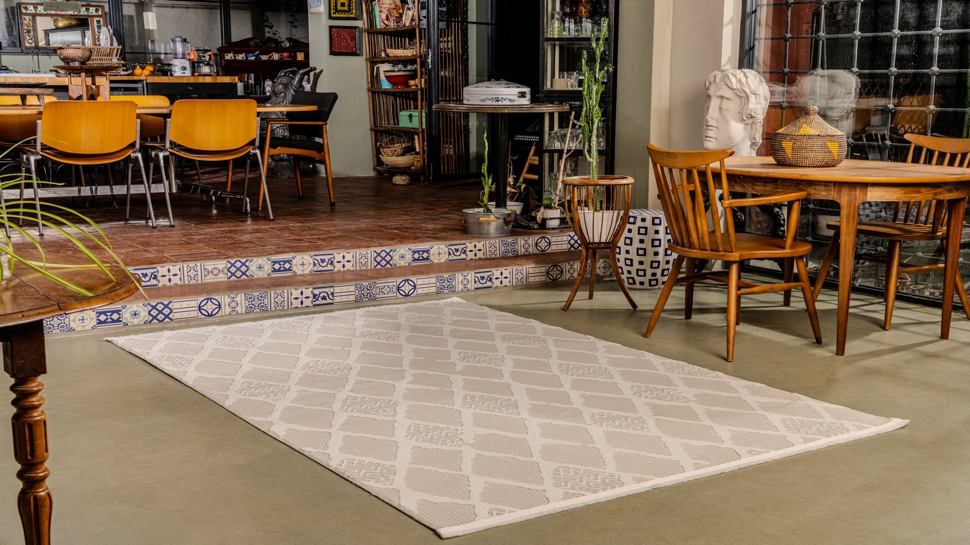 Boyut BY049 Çok Renkli Yumuşak Dokulu Salon Mutfak Koridor Oturma Odası Yolluk Halı Makine Halısı