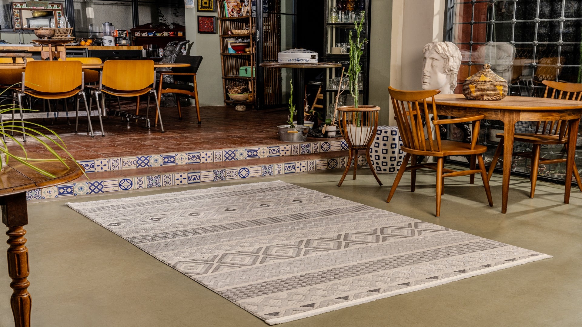 Boyut BY052 Çok Renkli Yumuşak Dokulu Salon Mutfak Koridor Oturma Odası Yolluk Halı Makine Halısı