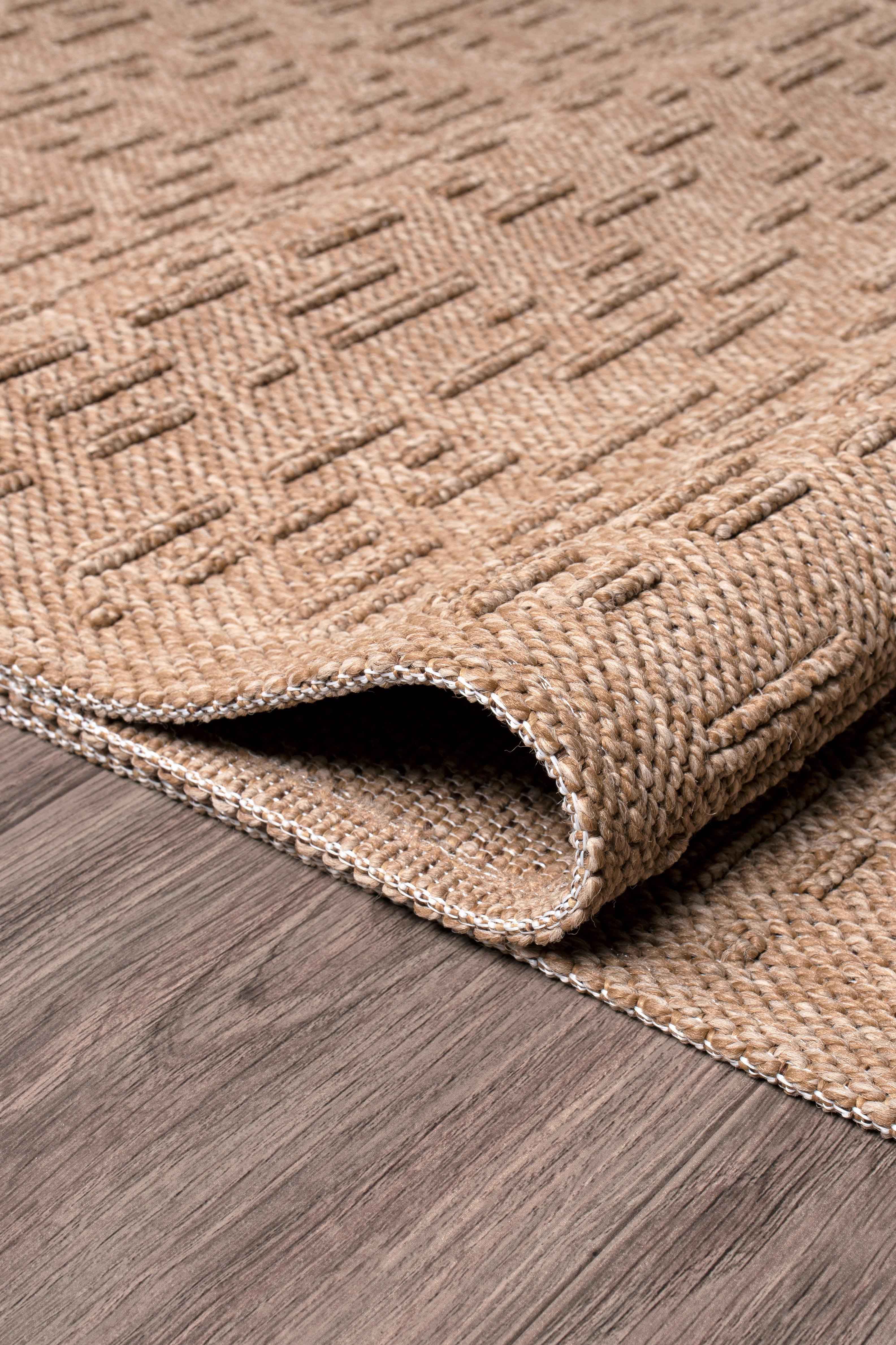 Bravvo BR002 Kahverengi Hav Toz Vermez Salon Mutfak Koridor Oturma Odası Yolluk Dokuma Kilim