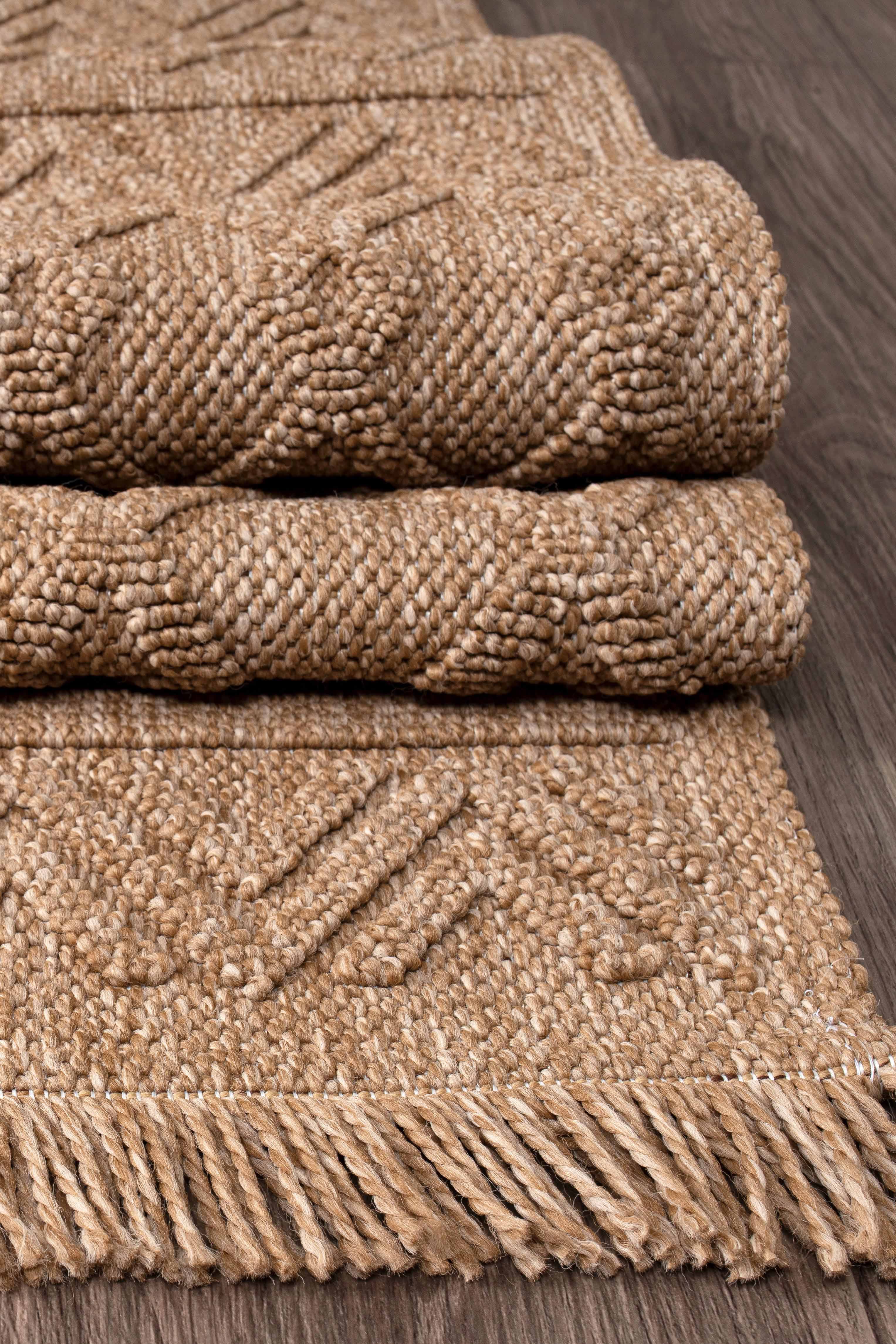 Bravvo BR004 Kahverengi Hav Toz Vermez Salon Mutfak Koridor Oturma Odası Yolluk Dokuma Kilim