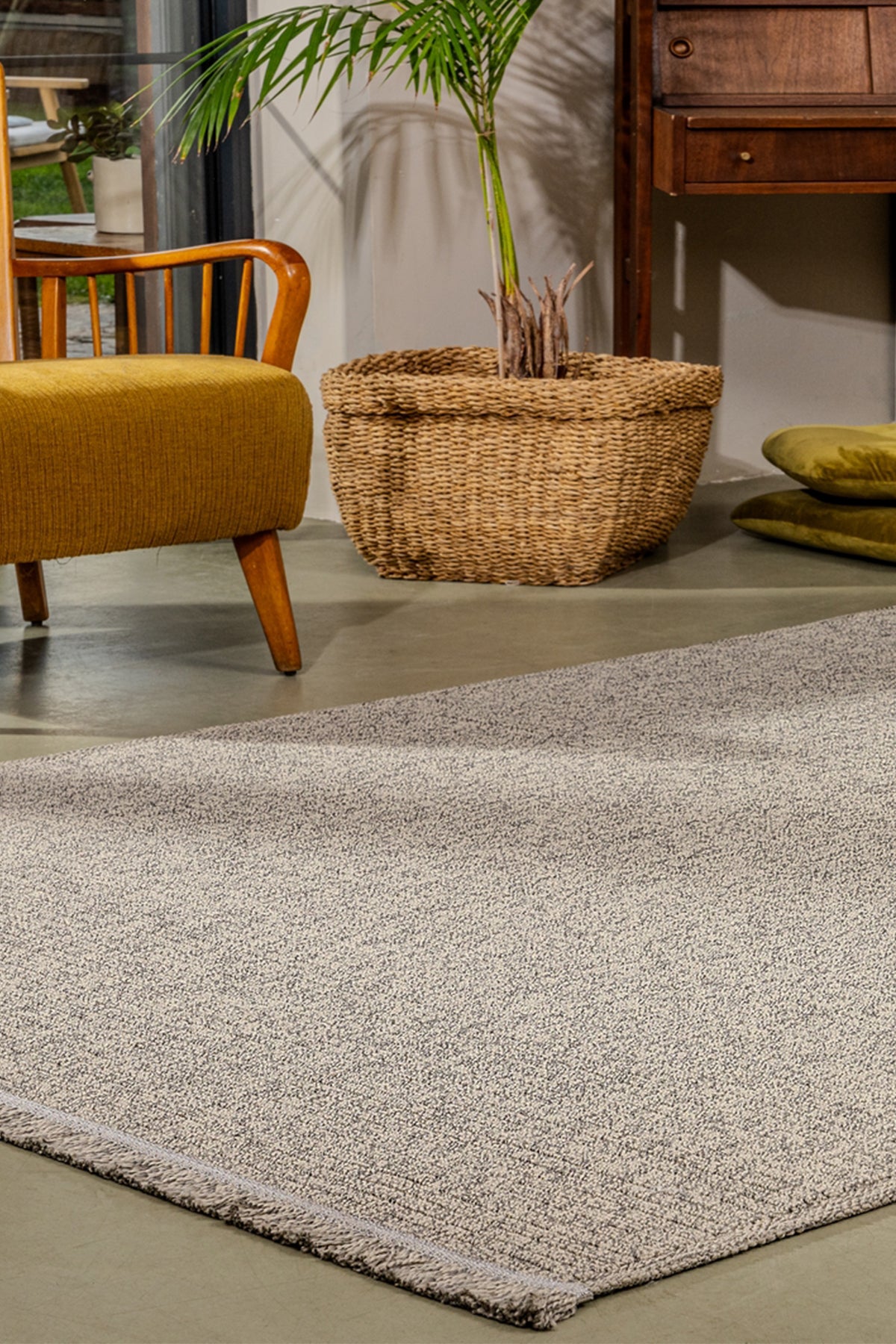 Bravvo BR006 Gri Hav Toz Vermez Salon Mutfak Koridor Oturma Odası Yolluk Dokuma Kilim