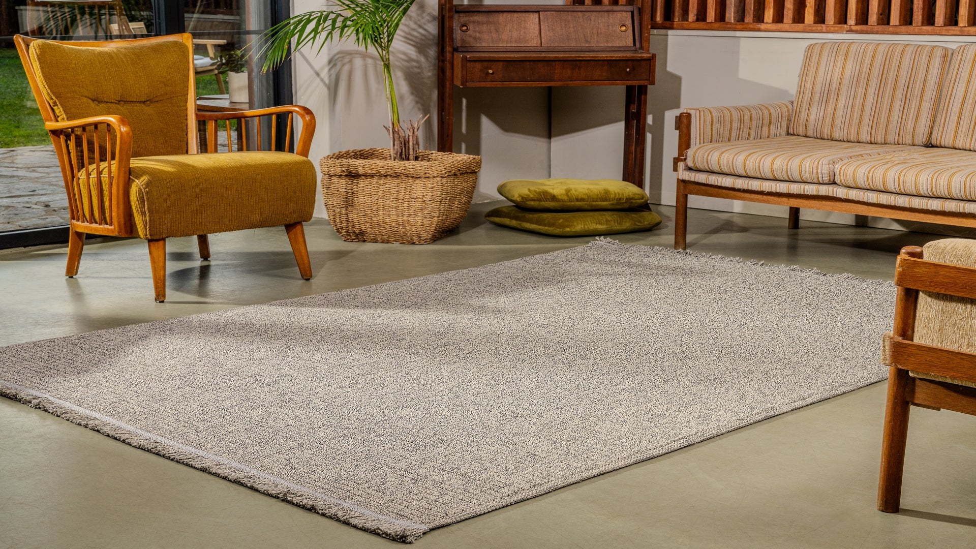 Bravvo BR006 Gri Hav Toz Vermez Salon Mutfak Koridor Oturma Odası Yolluk Dokuma Kilim