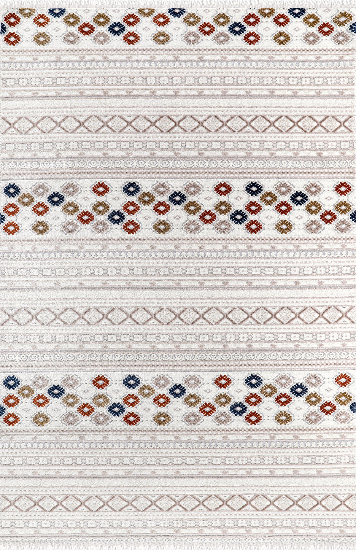 Bristol BI006 Çok Renkli Uzun Ömürlü Yumuşak Dokulu Salon Mutfak Koridor Oturma Odası Yolluk Halı