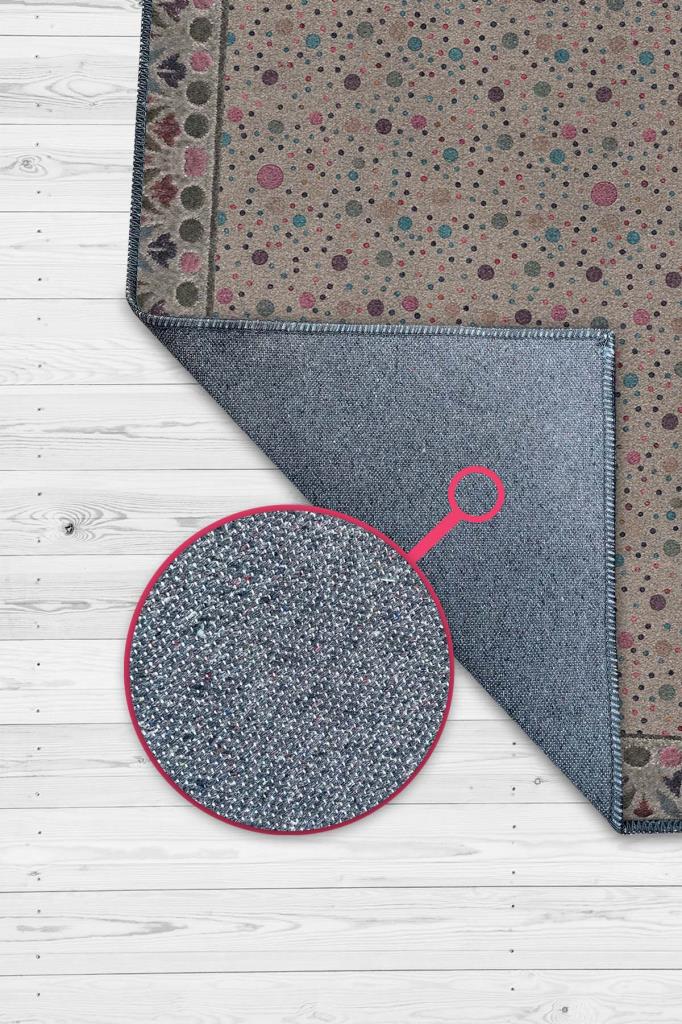 Çok Renkli Modern Halı, Oturma Odası Halısı, Konfeti Temalı Çocuk Odası Halısı, Puantiyeli Salon Halısı