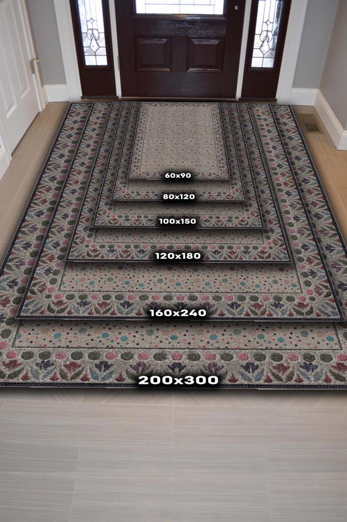 Çok Renkli Modern Halı, Oturma Odası Halısı, Konfeti Temalı Çocuk Odası Halısı, Puantiyeli Salon Halısı