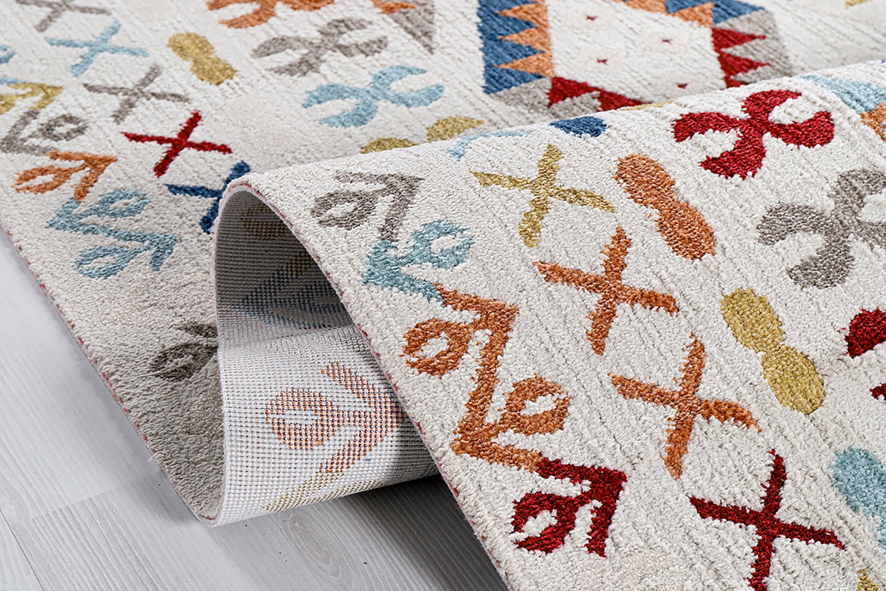 Colorium CO001 Çok Renkli Hav Toz Vermez Salon Mutfak Koridor Oturma Odası Yolluk Halı