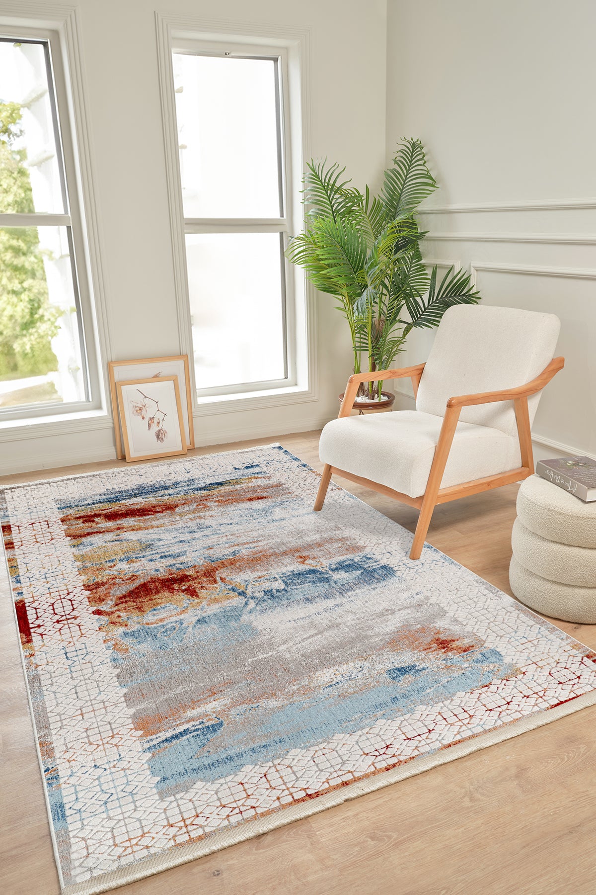 Colorium CO006 Çok Renkli Hav Toz Vermez Salon Mutfak Koridor Oturma Odası Yolluk Halı