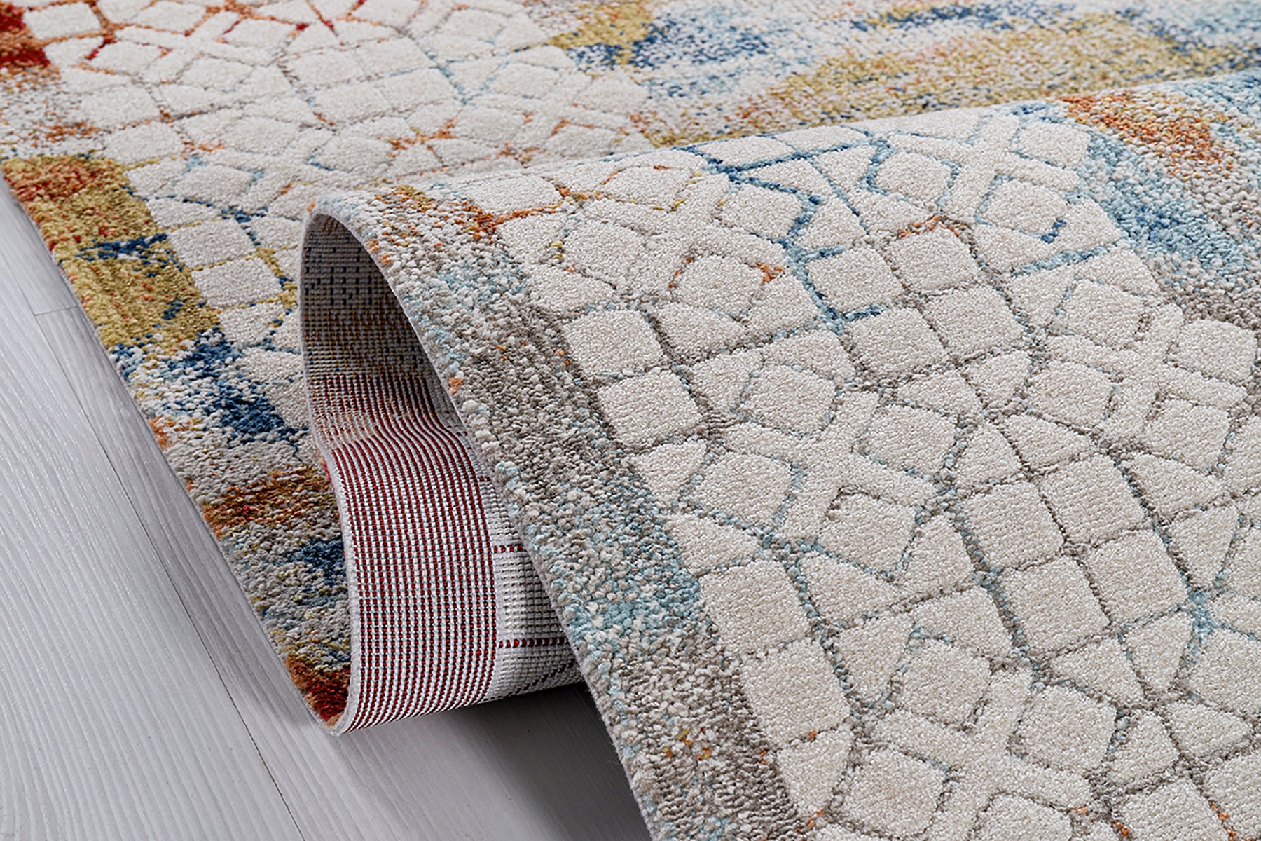 Colorium CO006 Çok Renkli Hav Toz Vermez Salon Mutfak Koridor Oturma Odası Yolluk Halı