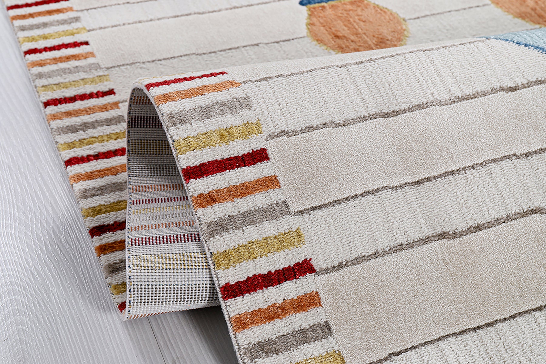 Colorium CO007 Çok Renkli Hav Toz Vermez Salon Mutfak Koridor Oturma Odası Yolluk Halı