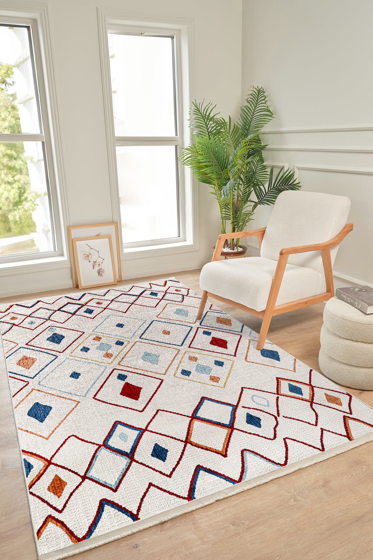 Colorium CO009 Çok Renkli Hav Toz Vermez Salon Mutfak Koridor Oturma Odası Yolluk Halı