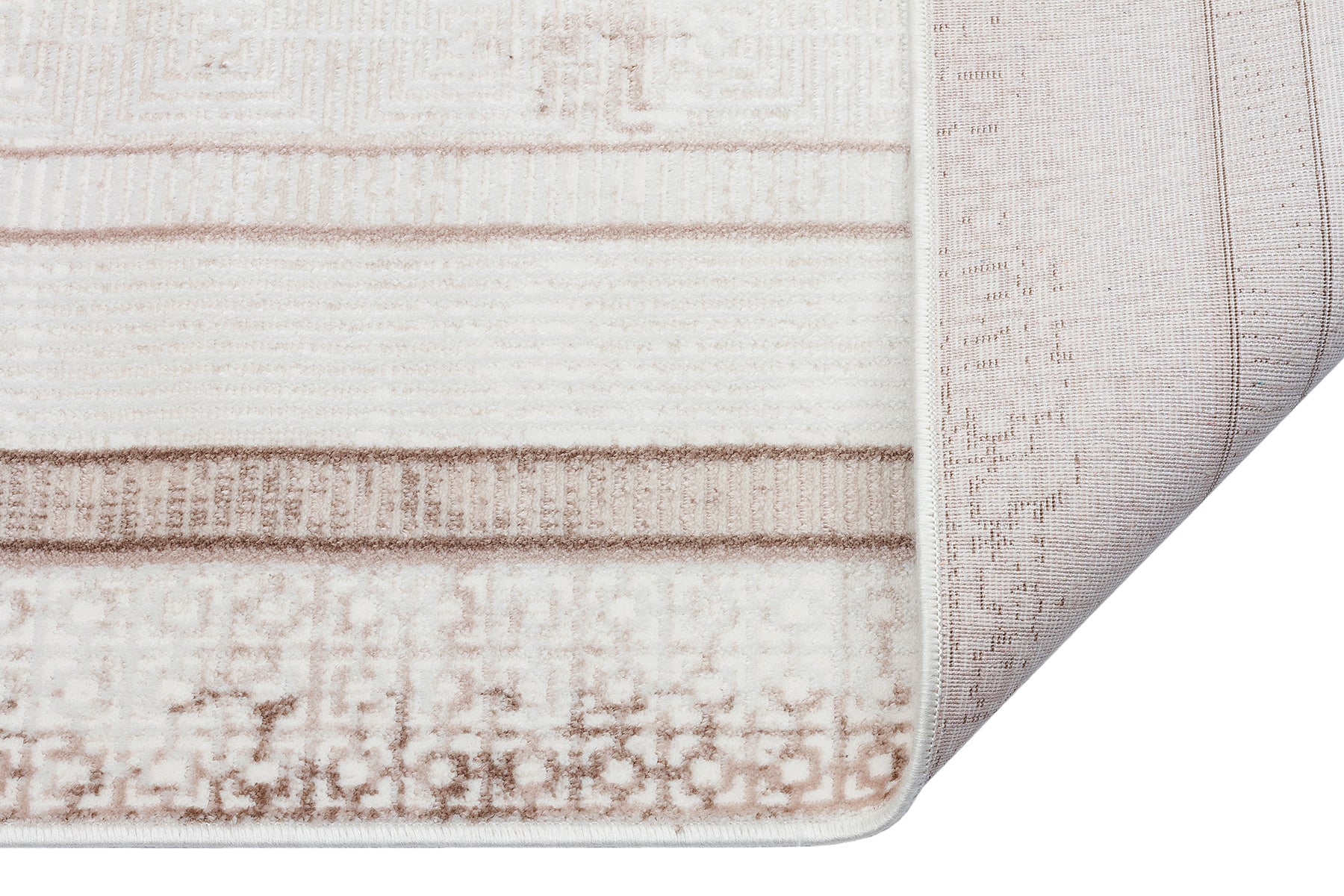 Cunda CN003 Bej Uzun Ömürlü Yumuşak Dokulu Salon Mutfak Koridor Oturma Odası Yolluk Halı