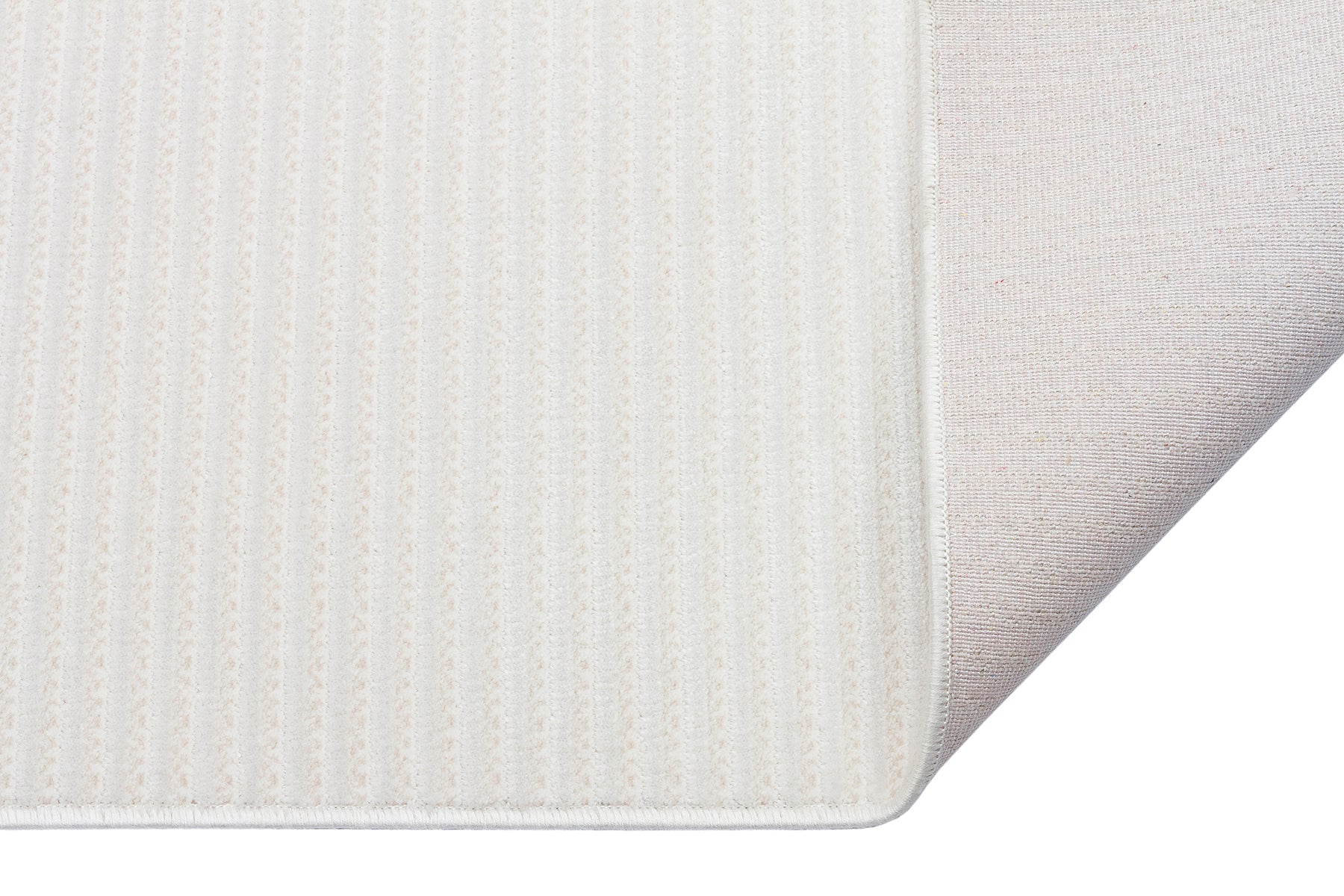 Cunda CN008 Beige Strapazierfähiger, weicher Läuferteppich für Wohnzimmer, Küche, Flur, Aufenthaltsraum