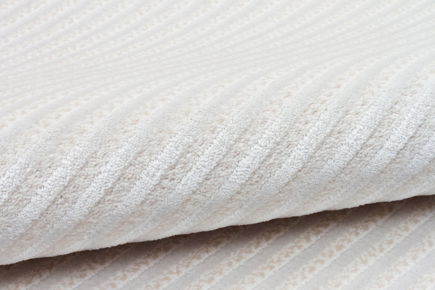 Cunda CN008 Beige Strapazierfähiger, weicher Läuferteppich für Wohnzimmer, Küche, Flur, Aufenthaltsraum