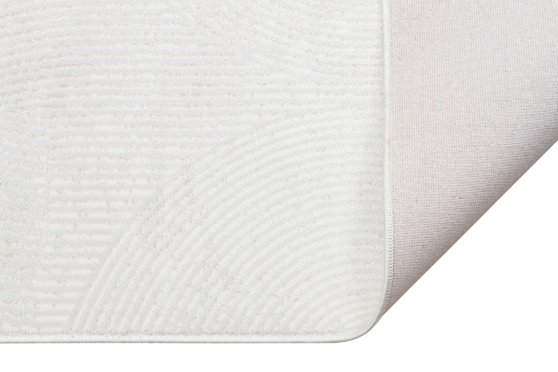 Cunda CN010 Beige Strapazierfähiger, weicher Läuferteppich für Wohnzimmer, Küche, Flur, Aufenthaltsraum