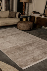 Cunda CN011 Vizon Uzun Ömürlü Yumuşak Dokulu Salon Mutfak Koridor Oturma Odası Yolluk Halı