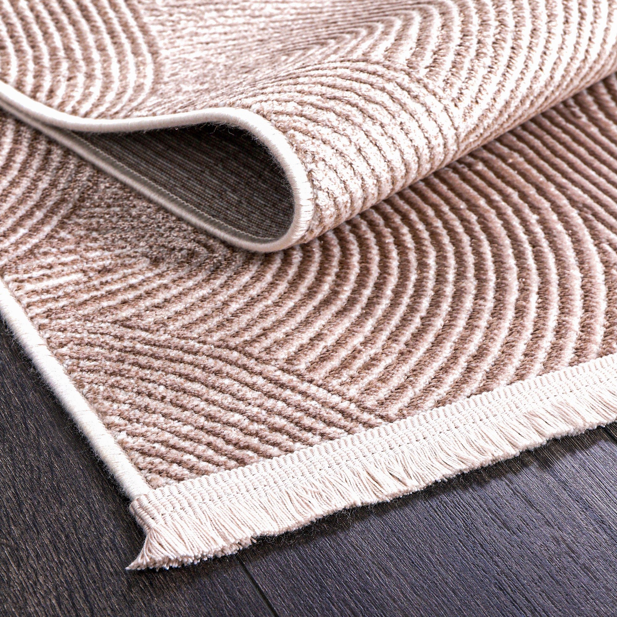 Cunda CN011 Vizon Uzun Ömürlü Yumuşak Dokulu Salon Mutfak Koridor Oturma Odası Yolluk Halı