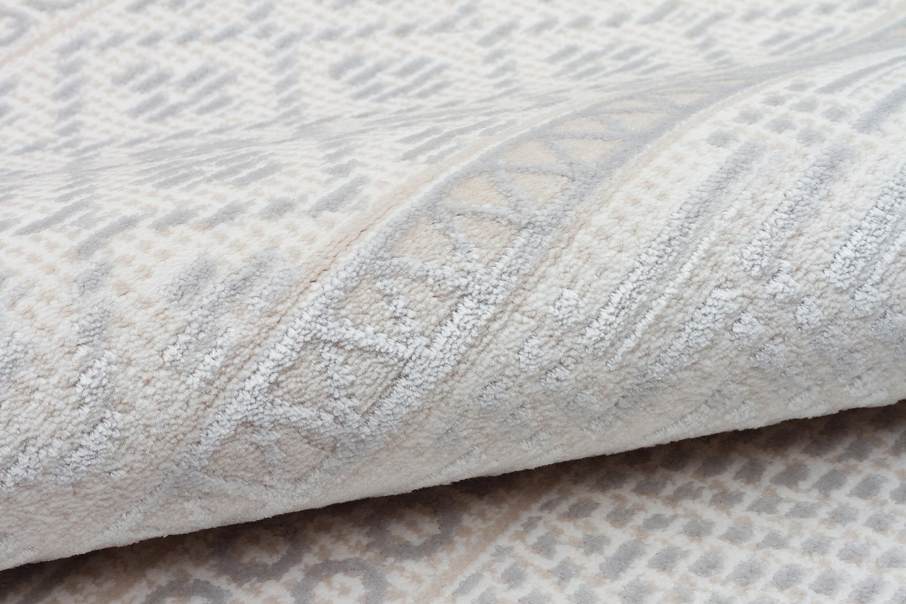 Cunda CN012 Beige Strapazierfähiger, weicher Läufer für Wohnzimmer, Küche, Flur, Aufenthaltsraum
