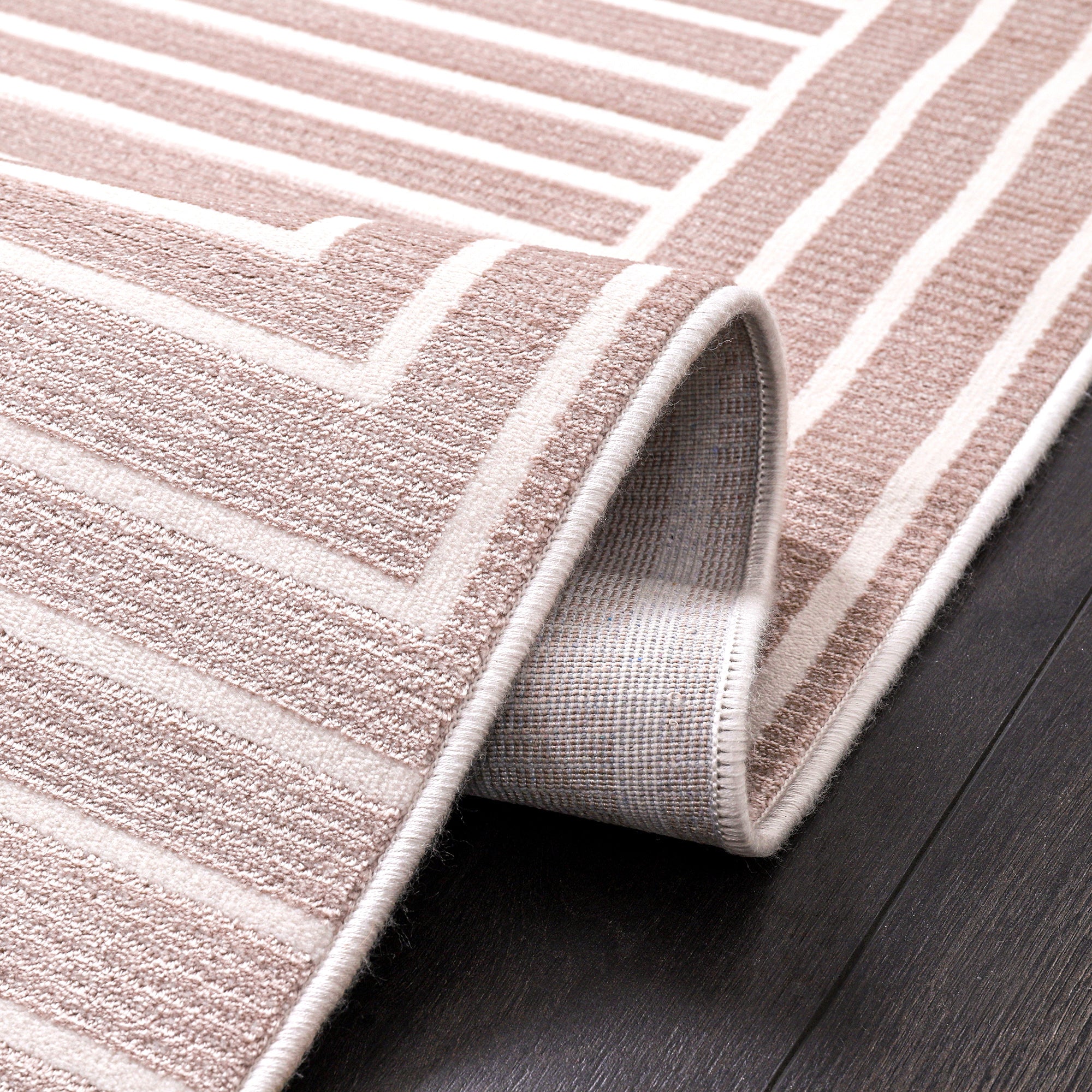 Cunda CN016 Bej Uzun Ömürlü Yumuşak Dokulu Salon Mutfak Koridor Oturma Odası Yolluk Halı