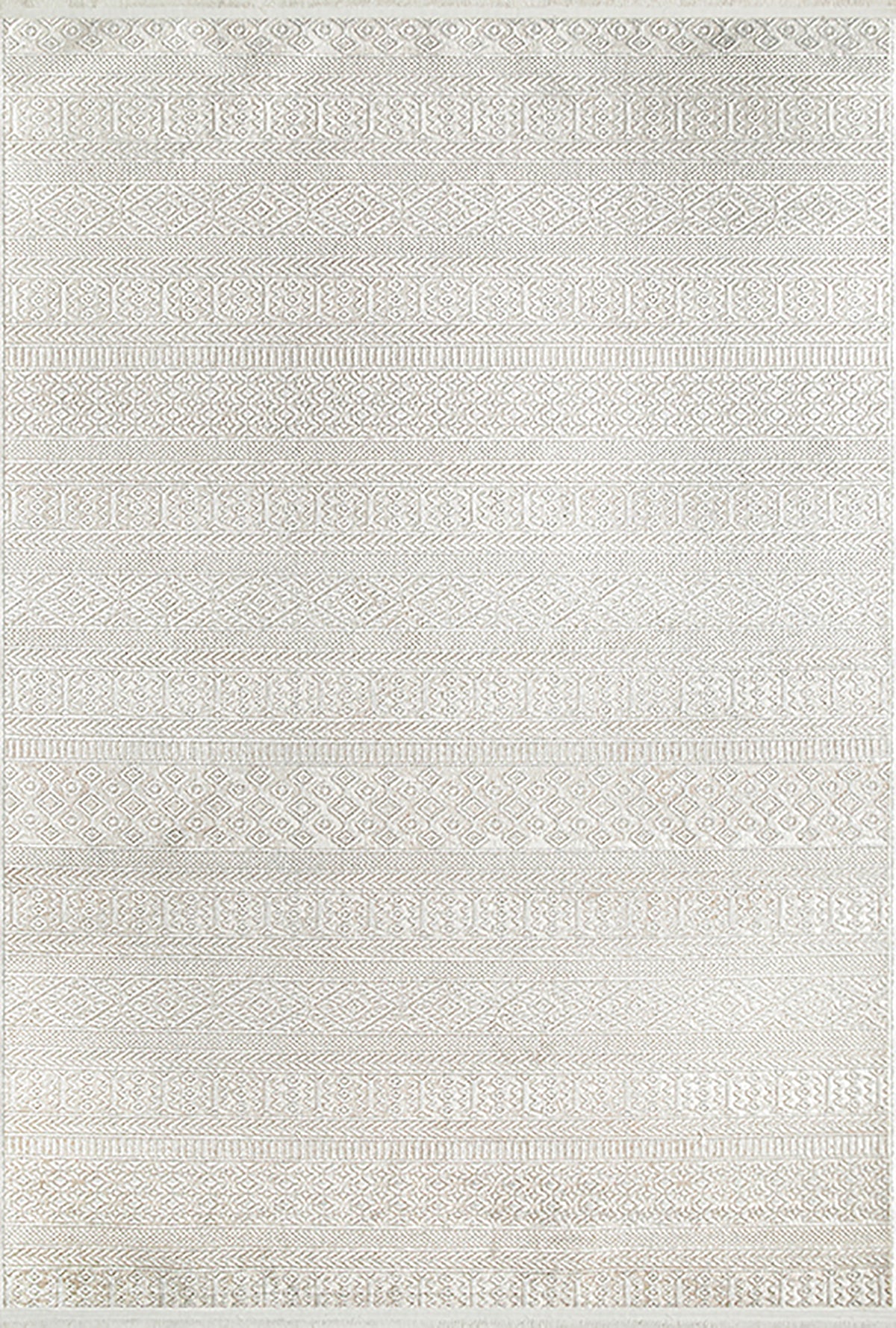 Cunda CN020 Bej Uzun Ömürlü Yumuşak Dokulu Salon Mutfak Koridor Oturma Odası Yolluk Halı