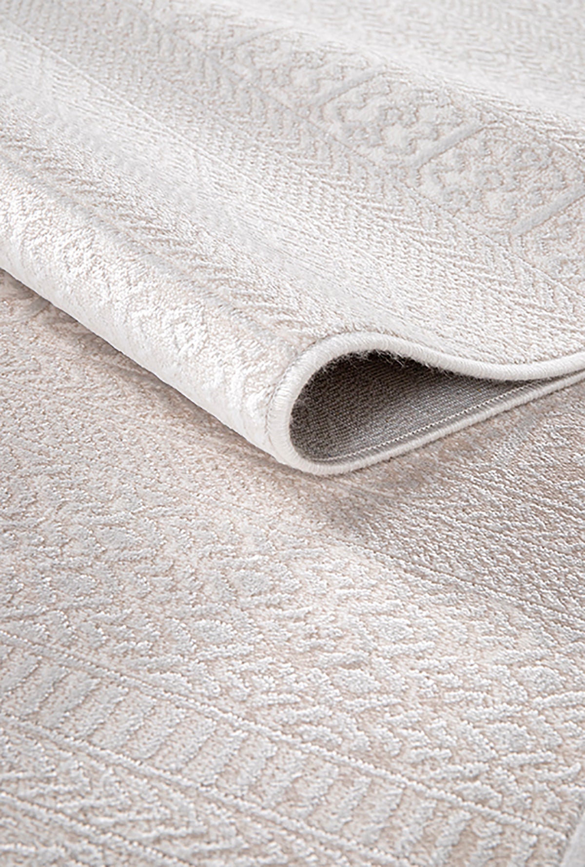 Cunda CN020 Bej Uzun Ömürlü Yumuşak Dokulu Salon Mutfak Koridor Oturma Odası Yolluk Halı