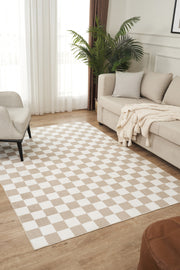 Damas 4001 Kahverengi Hav Toz Vermez Salon Mutfak Koridor Oturma Odası Yolluk Halı Makine Halısı