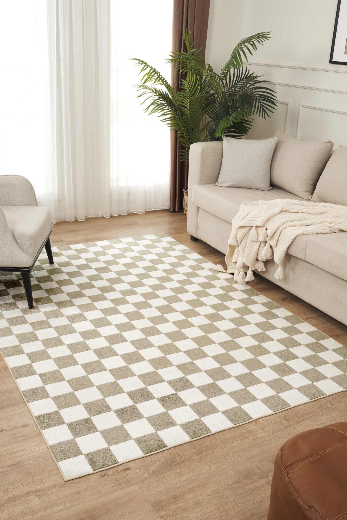 Damas 4003 Yeşil Hav Toz Vermez Salon Mutfak Koridor Oturma Odası Yolluk Halı Makine Halısı