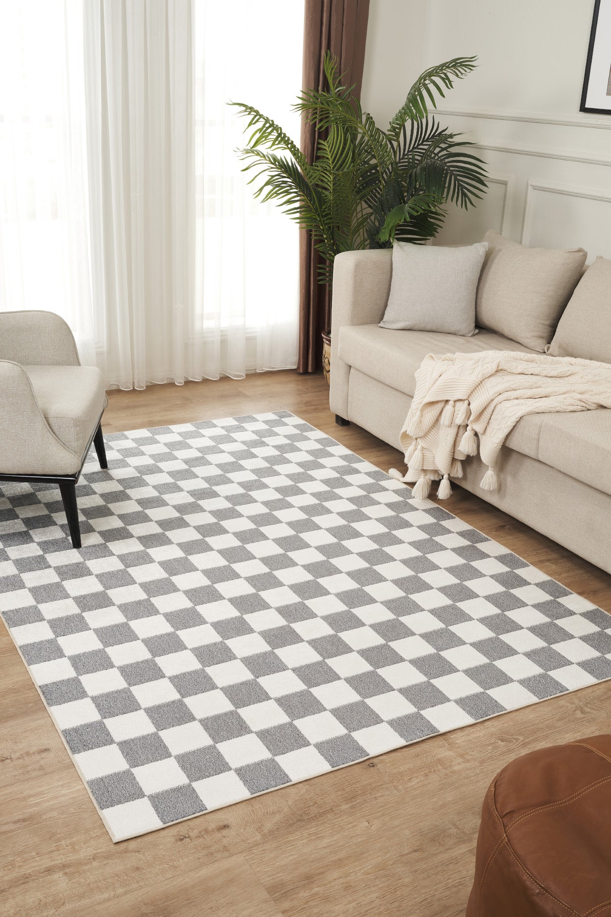 Damas 4004 Antrasit Hav Toz Vermez Salon Mutfak Koridor Oturma Odası Yolluk Halı Makine Halısı