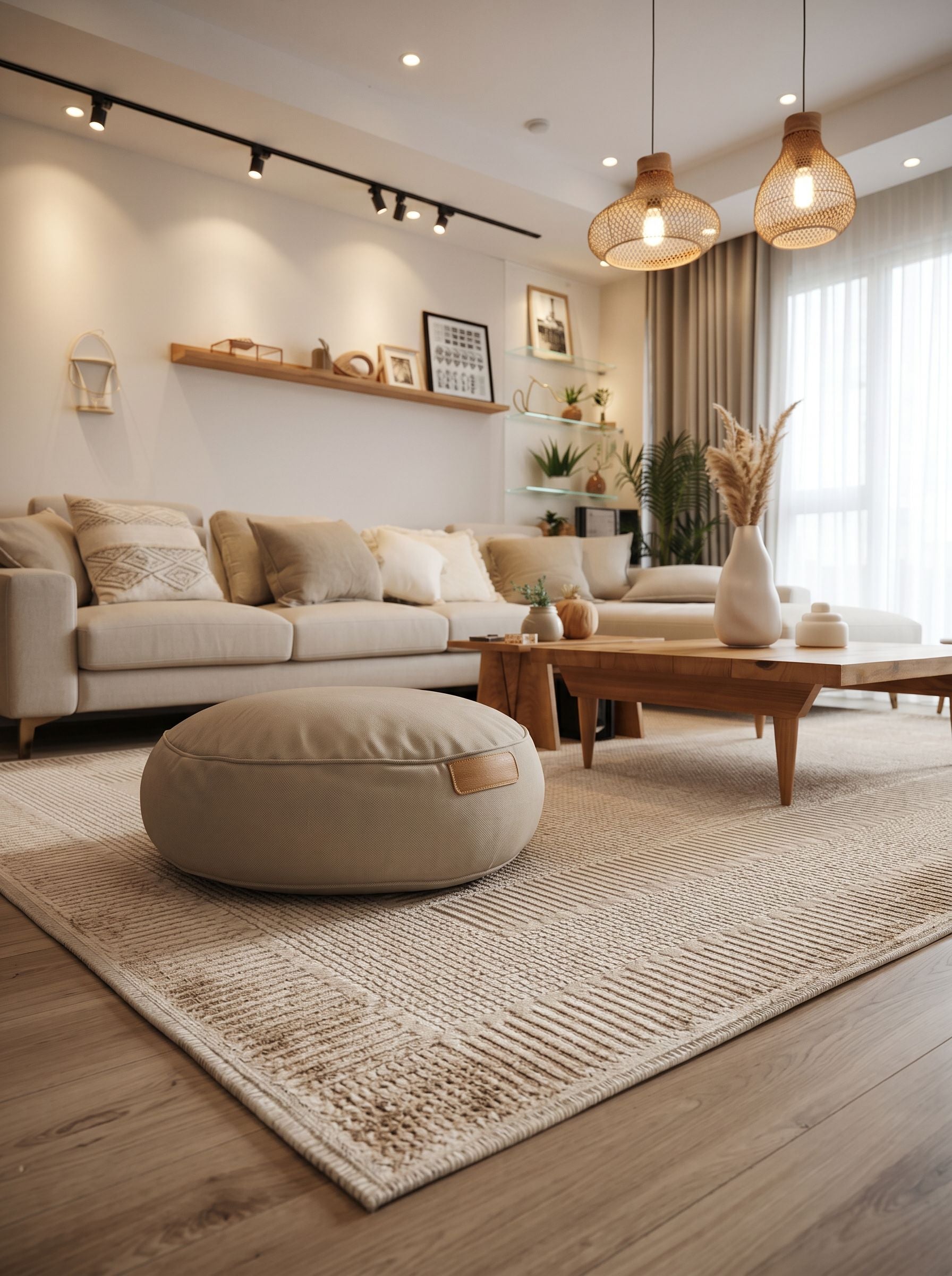 Deluxe DE002 Kahverengi Uzun Ömürlü Yumuşak Dokulu Oturma Odası Mutfak Koridor Yatak Odası Salon Halısı Yolluk Halı