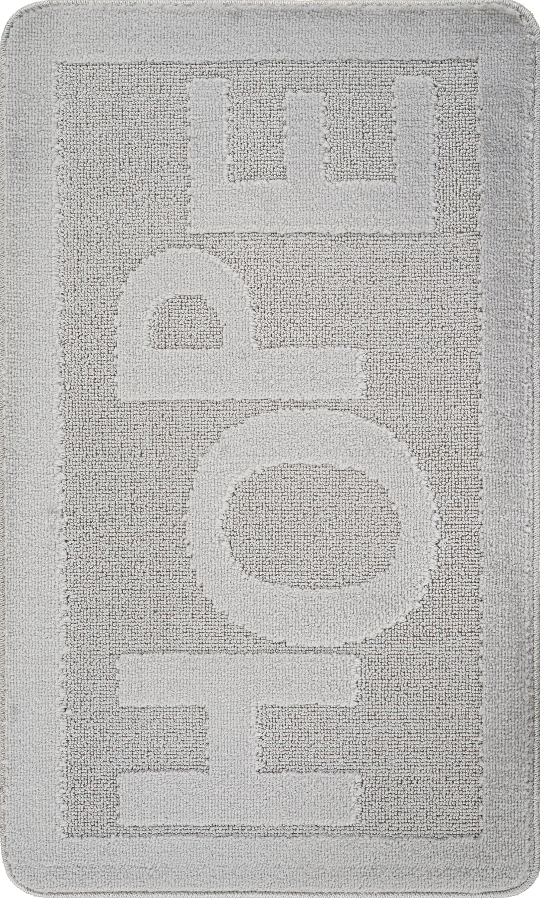 Doğal Kaymaz Taban Banyo Paspas Uzun Ömürlü Yumuşak Dokulu Su Emici Yıkanabilir Yazılı Paspas Hope 60x100